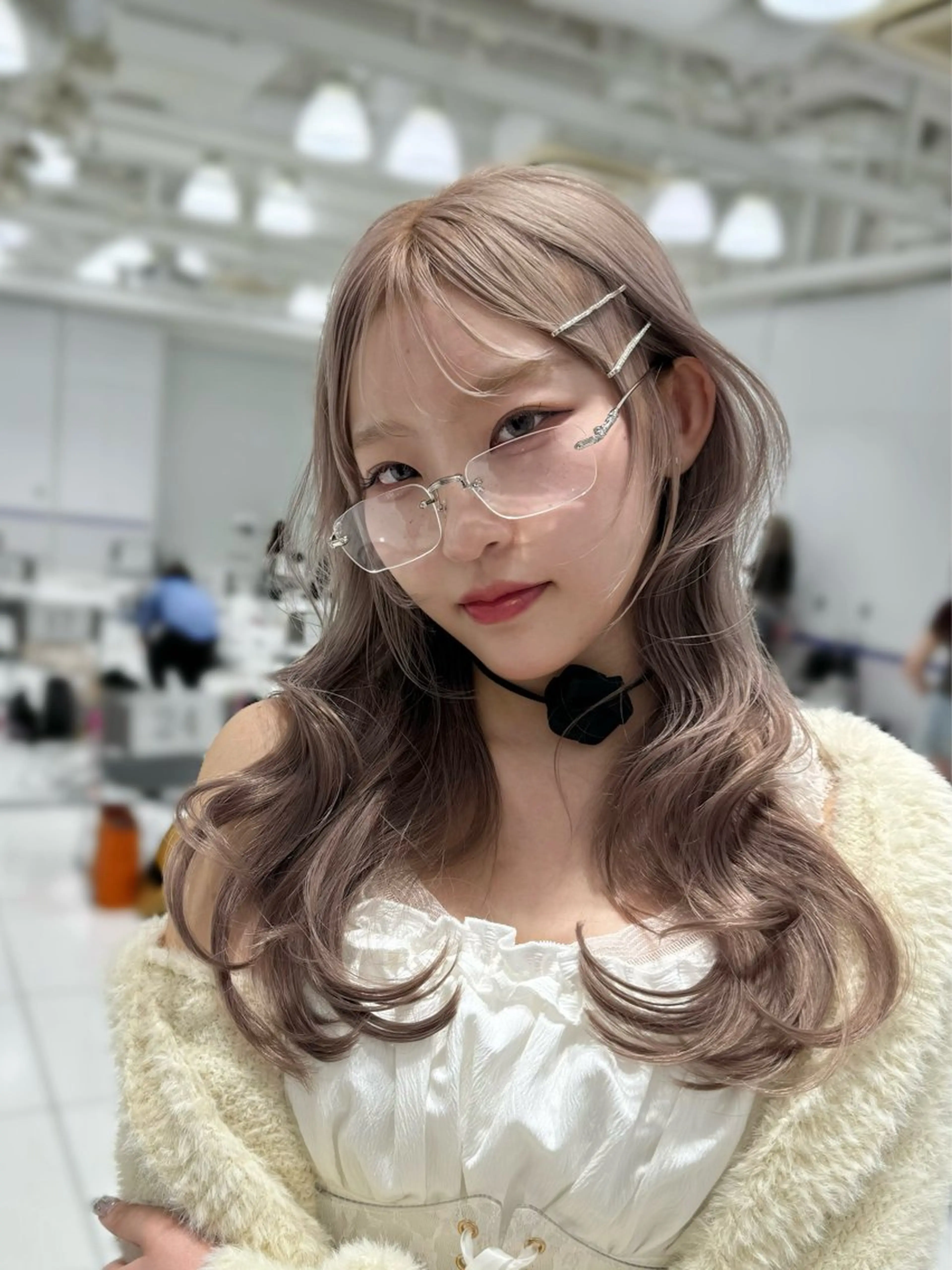 ロング カラー ヘアカラー COA GINZA 空也/前髪/顔まわりのヘアスタイル