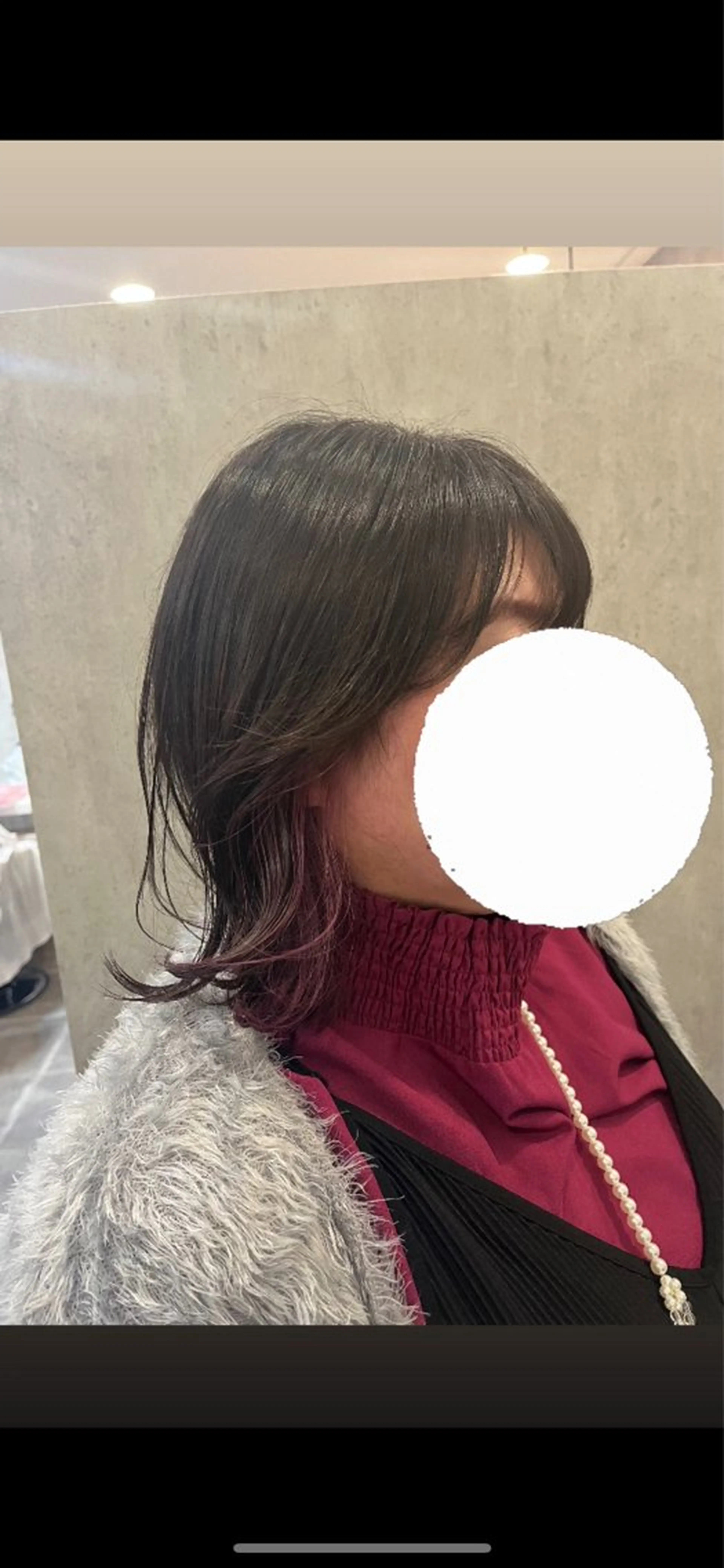 ミディアム 𝗕𝗼𝗻𝗵𝗲𝘂𝗿西梅田所属・ノンダメージ® 稲垣  いおりのヘアスタイル