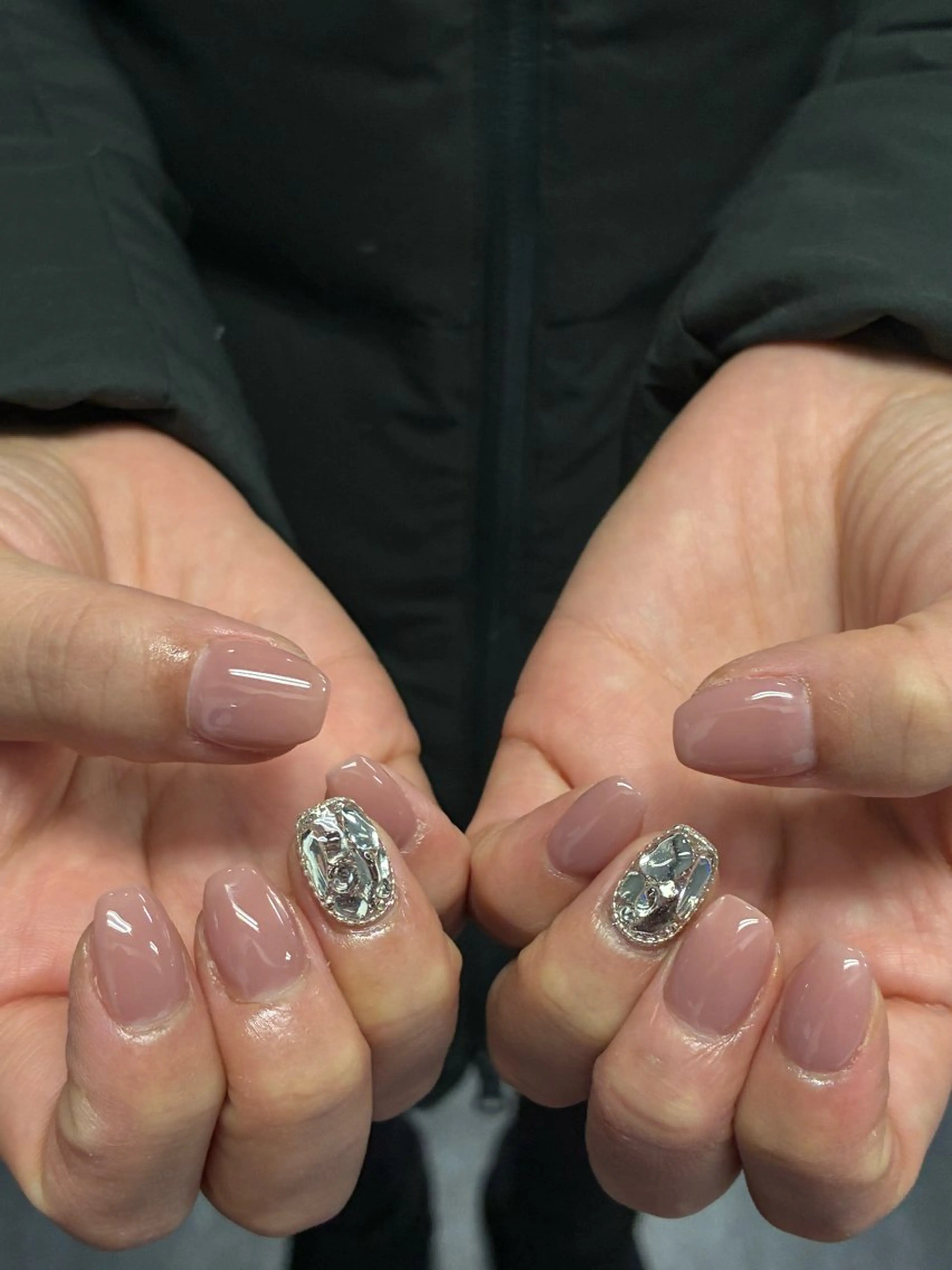 ネイル アートネイル フレンチネイル ジェルネイル 持ち込み ニュアンスネイル ハンドネイル ANA.CHUO 本川越店舗のネイルデザイン