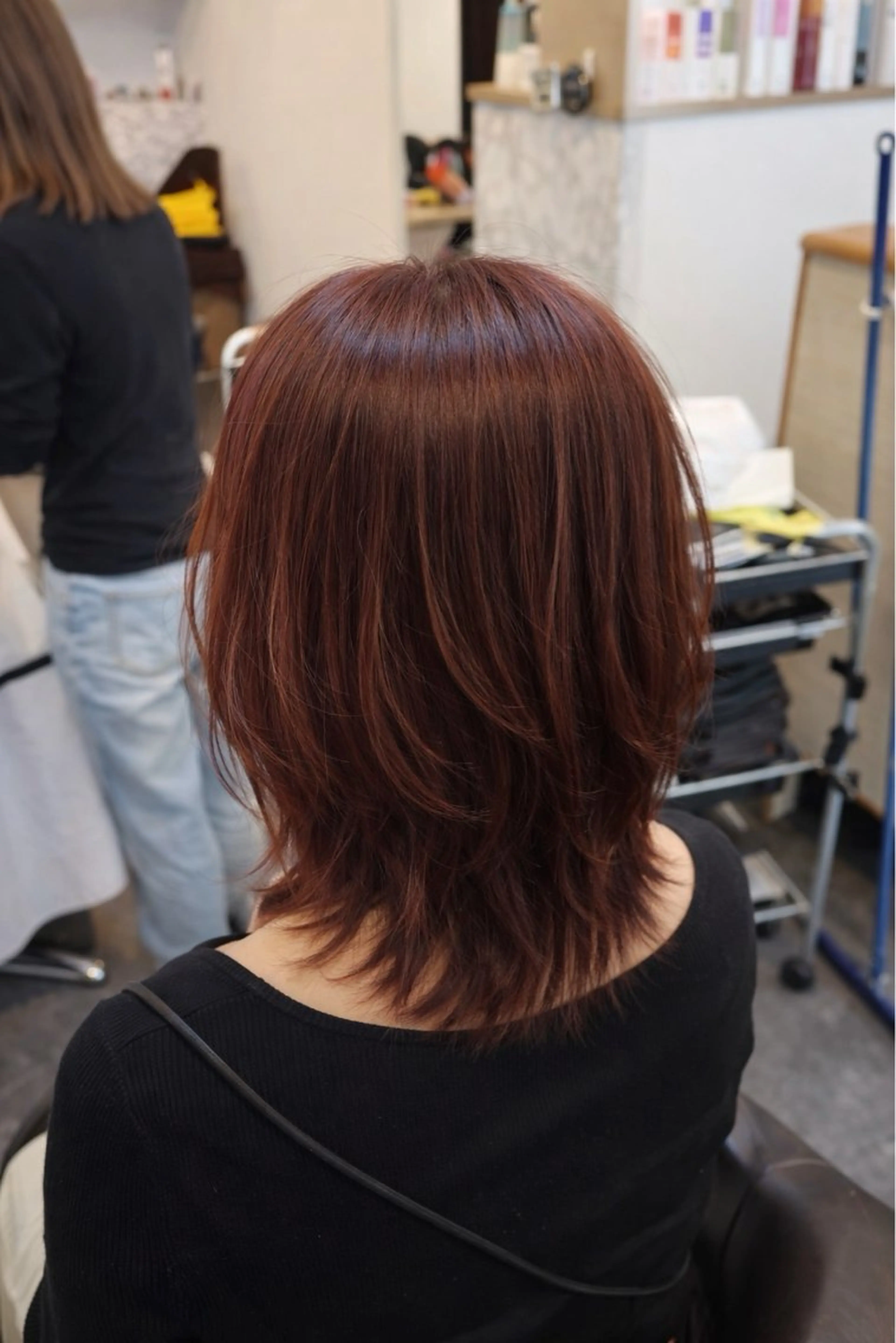 ミディアム カラー カット ANSA hair 長岡天神店所属・再現性×似合わせ Hiroのヘアスタイル