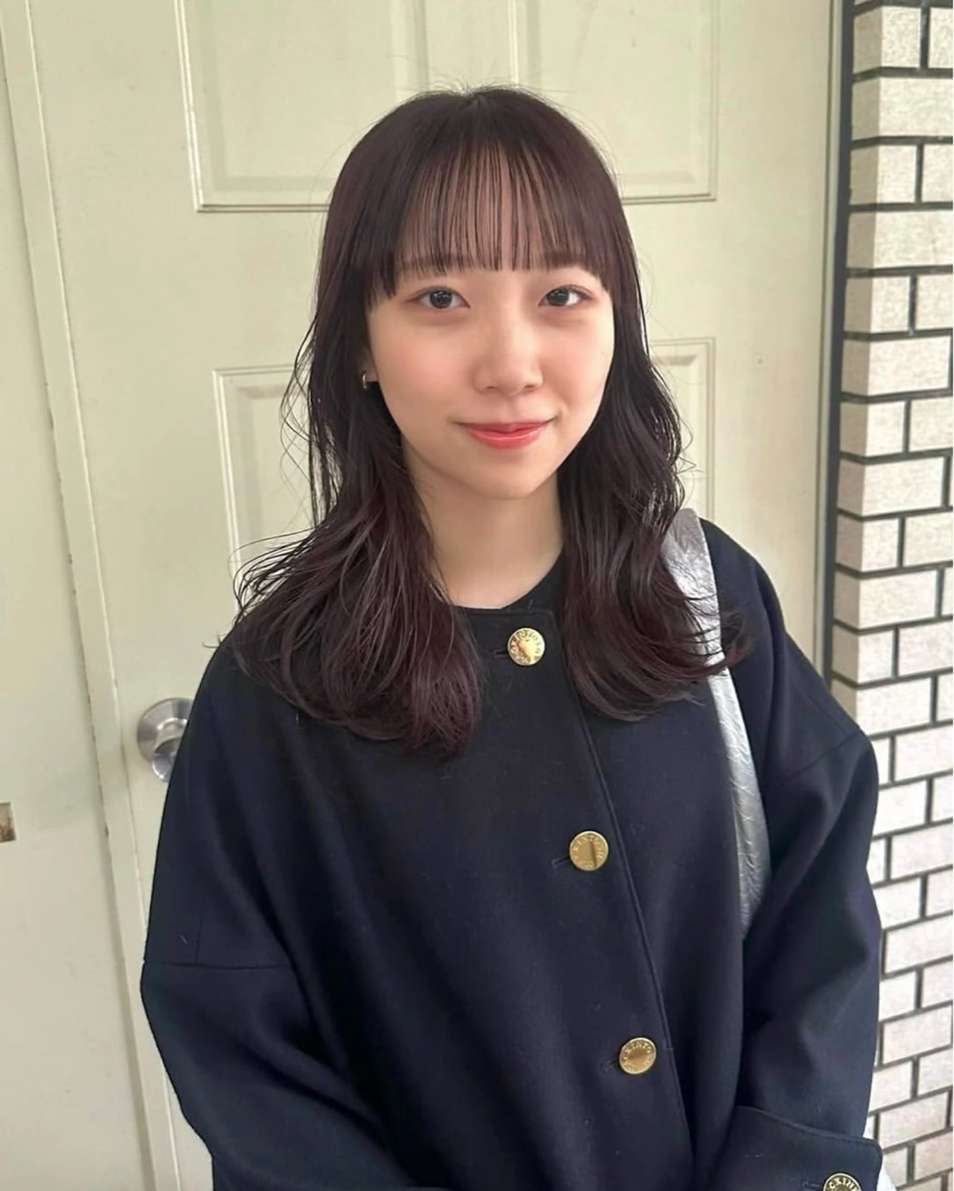 ミディアム ピンクブラウン トリートメント カット ヘアカラー トリートメント NAGISA 🎀透明感カラー🎀のヘアスタイル