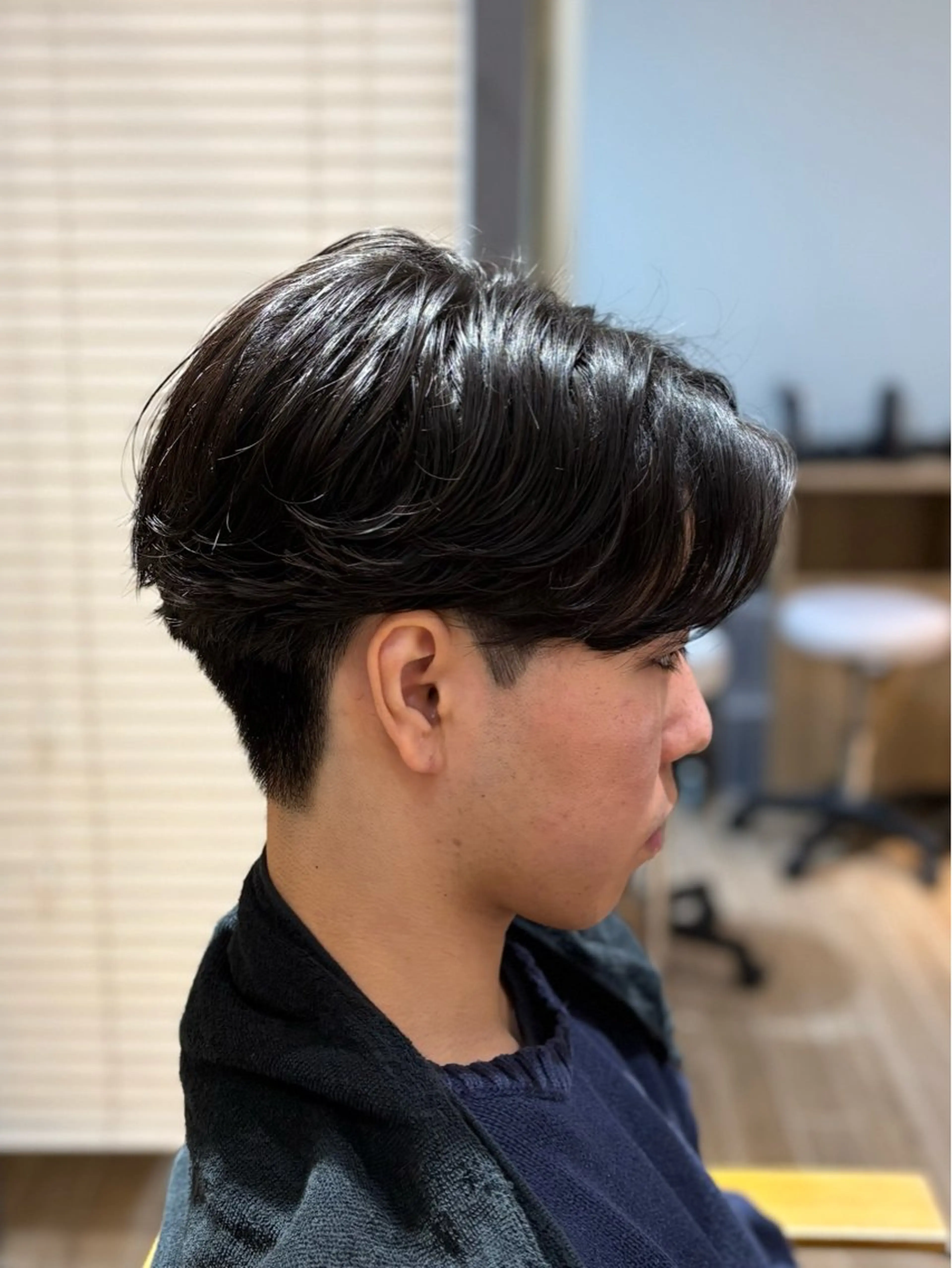 パーマ メンズ カット パーマ メンズカット/センタ ーパート /マミヤのヘアスタイル