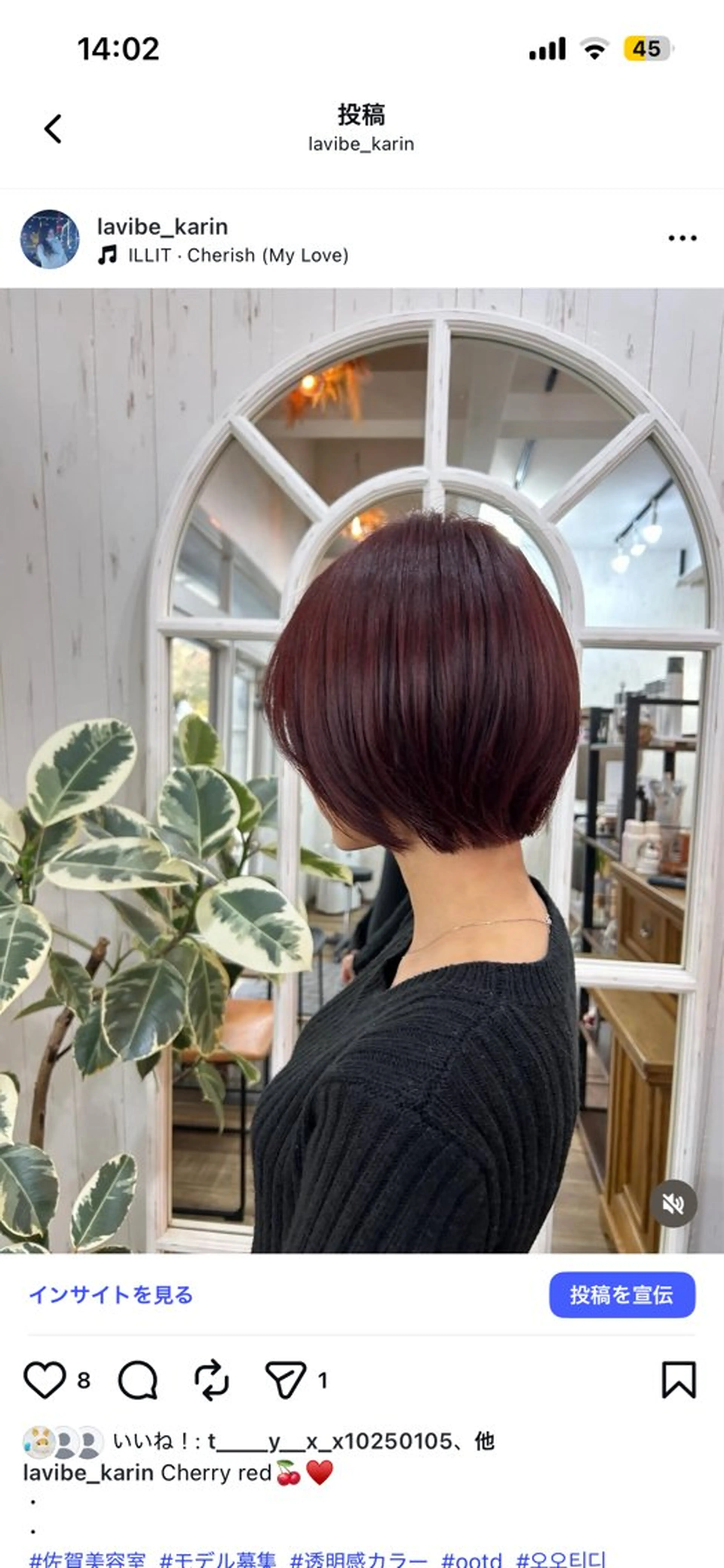 ショート カラー ヘアカラー Nishimura Karinのヘアスタイル