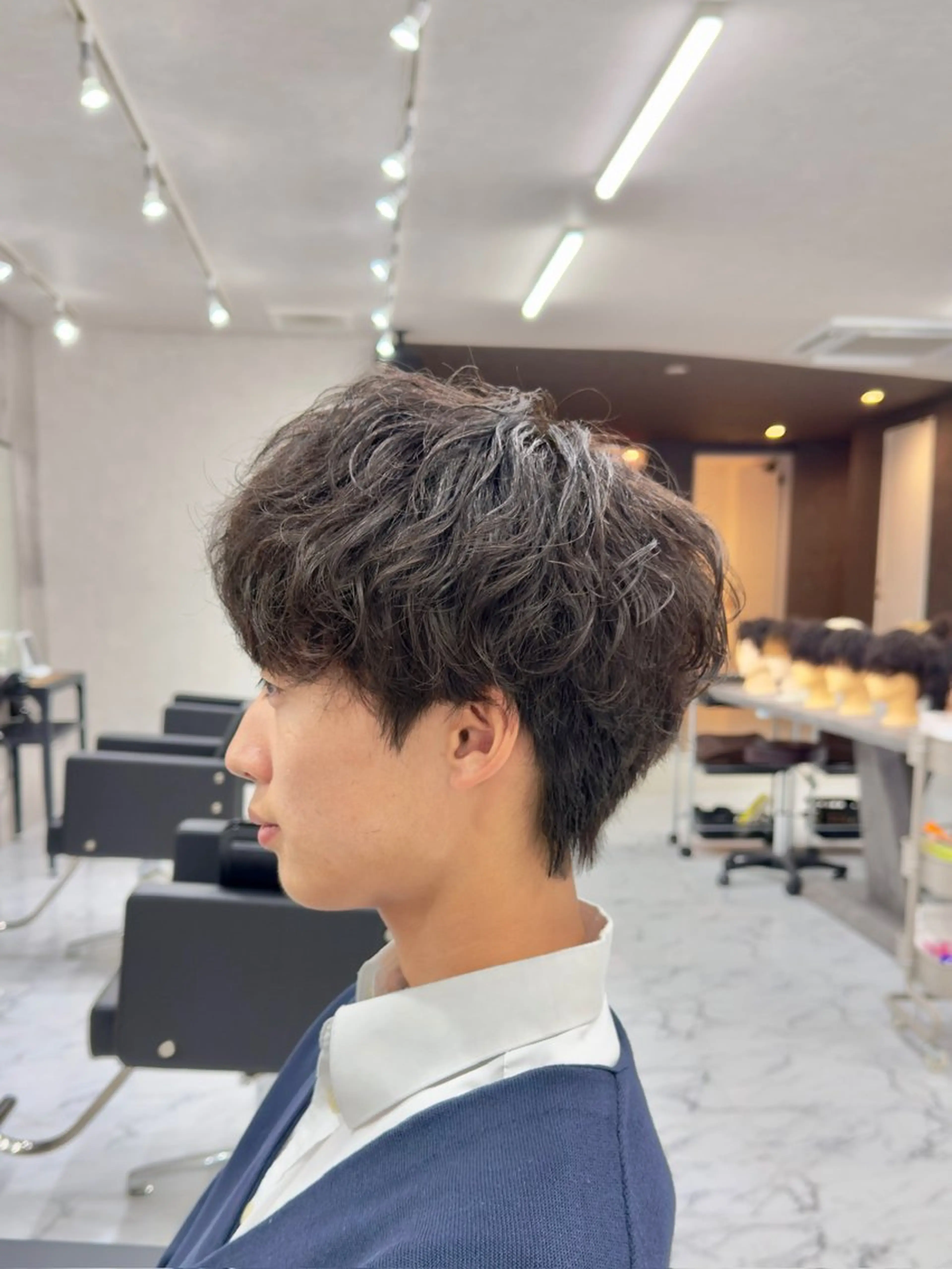 【新規限定】🈹ミニモ特別クーポン🈹!メンズカット&シャドウパーマ!👨 ¥9000の写真