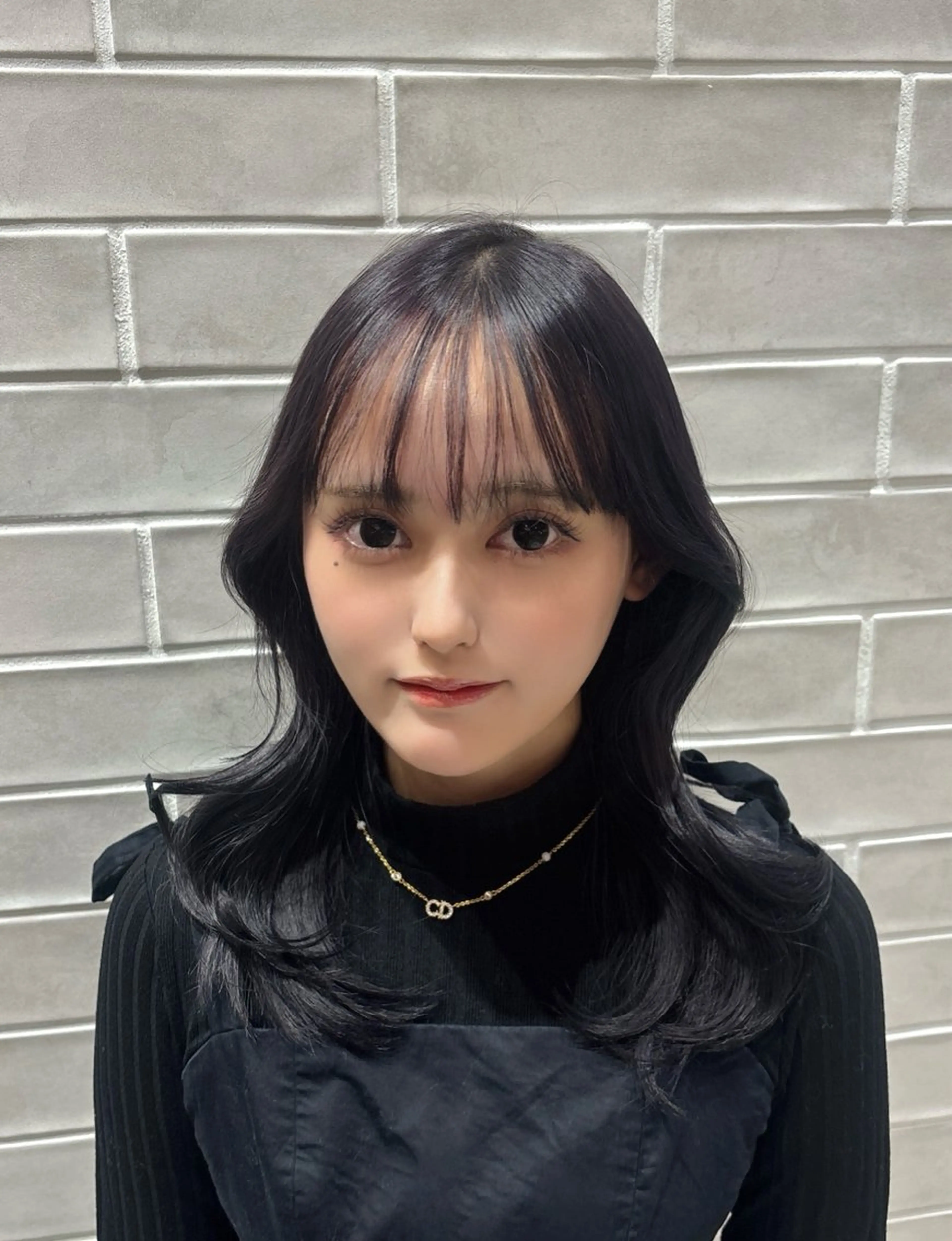 カット(ロング、ミディアム)+髪質改善カラー🥣の写真