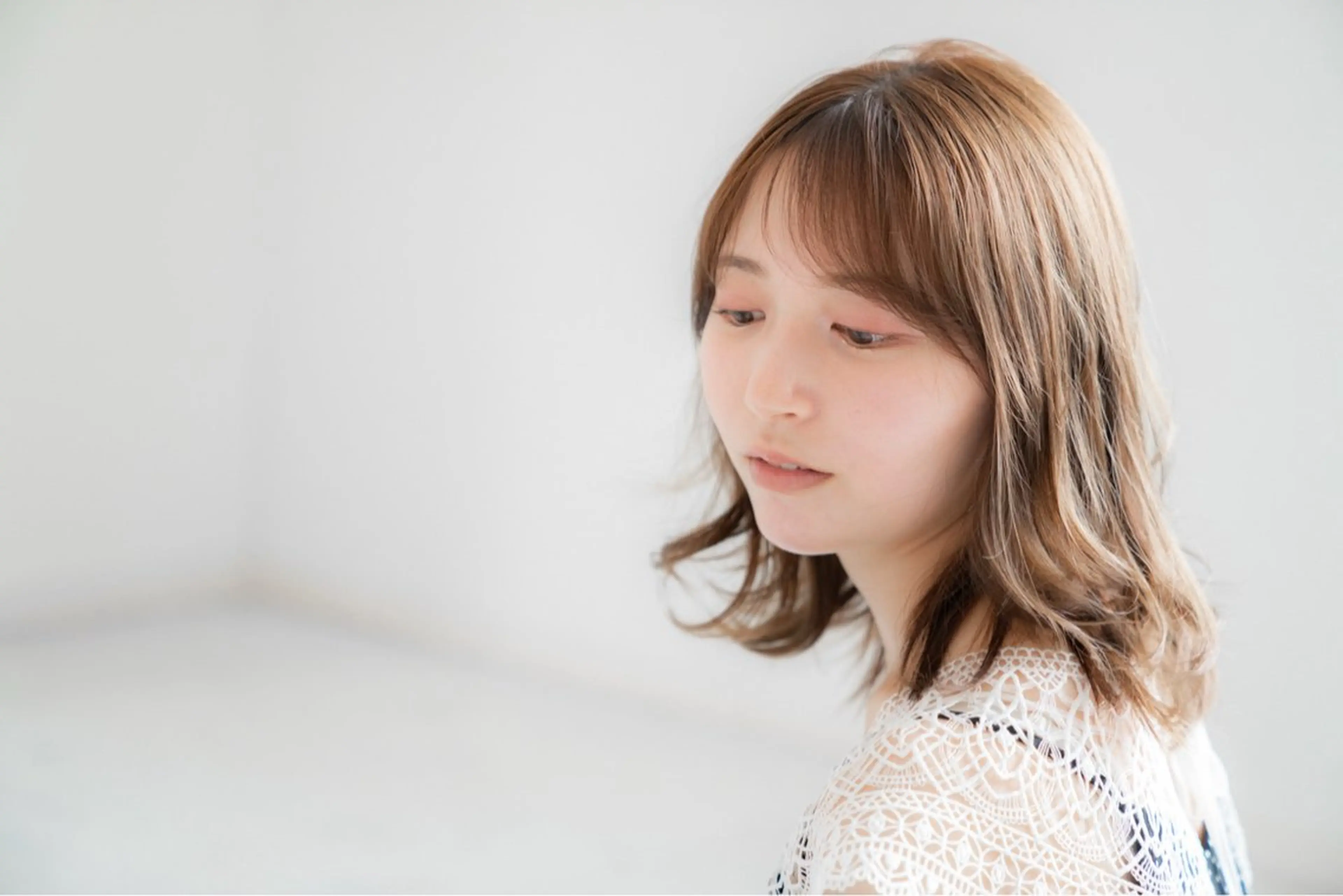 ミディアム HAIR MAKE addict所属・岡崎 優月のヘアスタイル