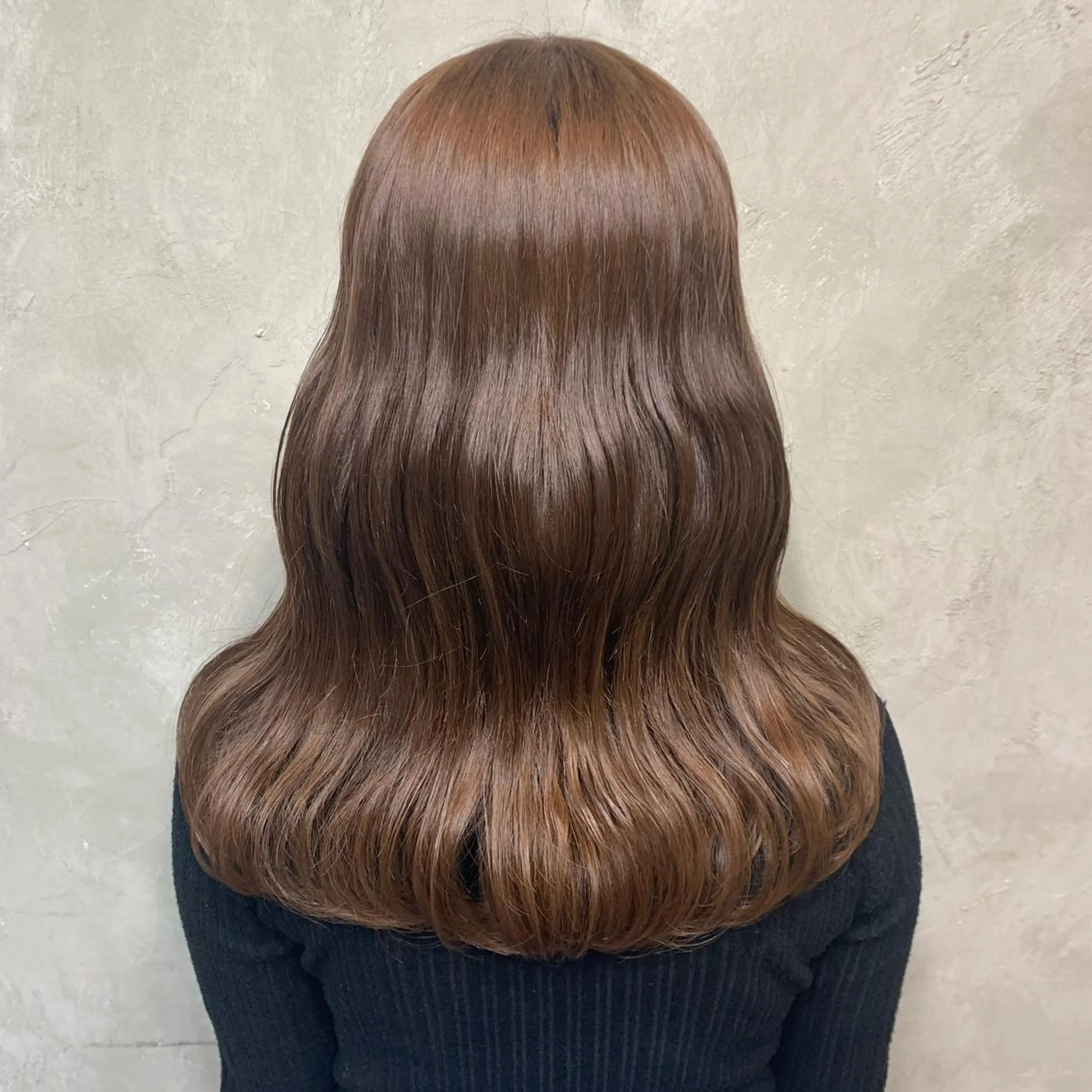 ロング チョコレートブラウン ヘアカラー 美髪✨髪質改善 &艶カラーmanaeのヘアスタイル