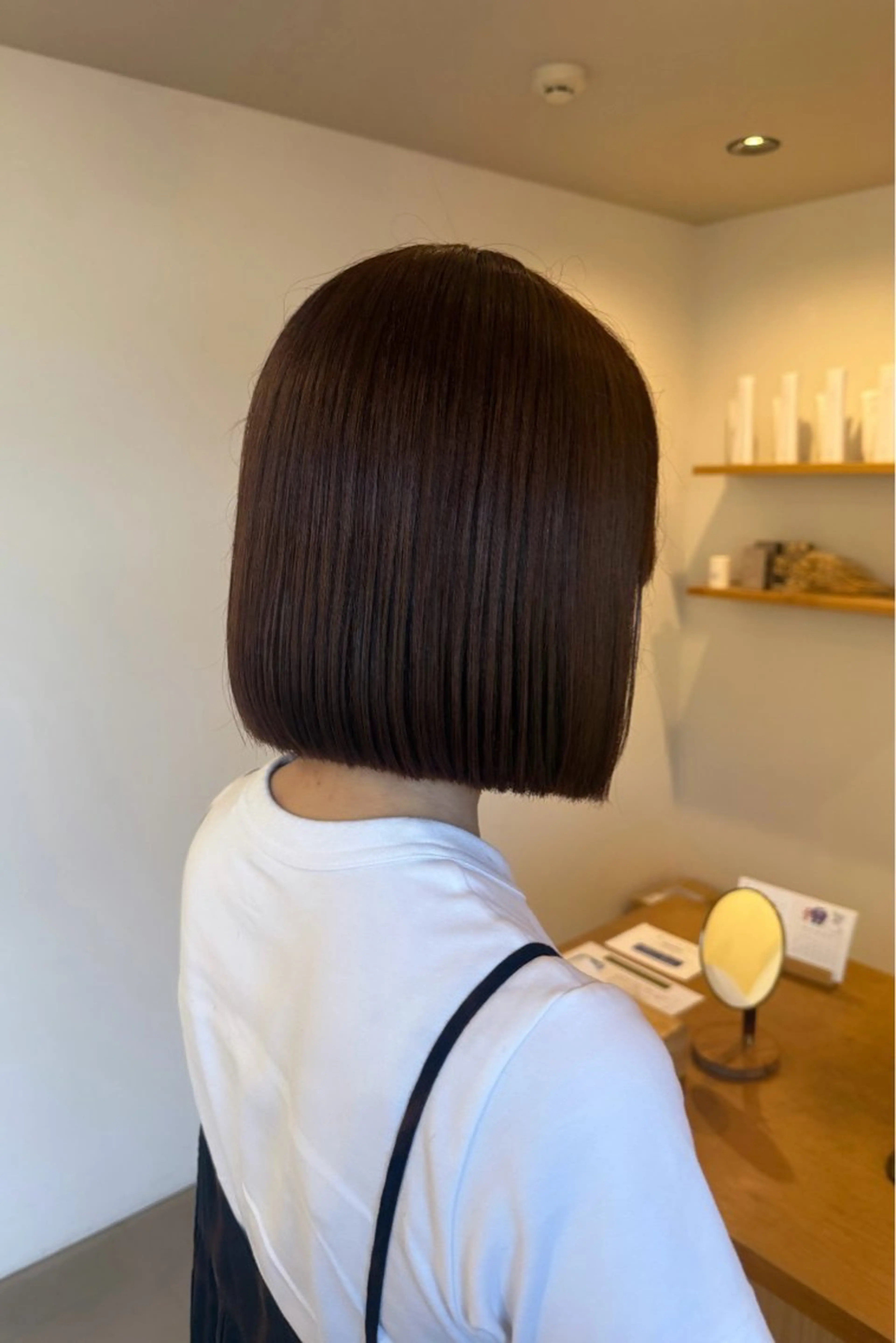 カラー 新美 あかねのヘアスタイル