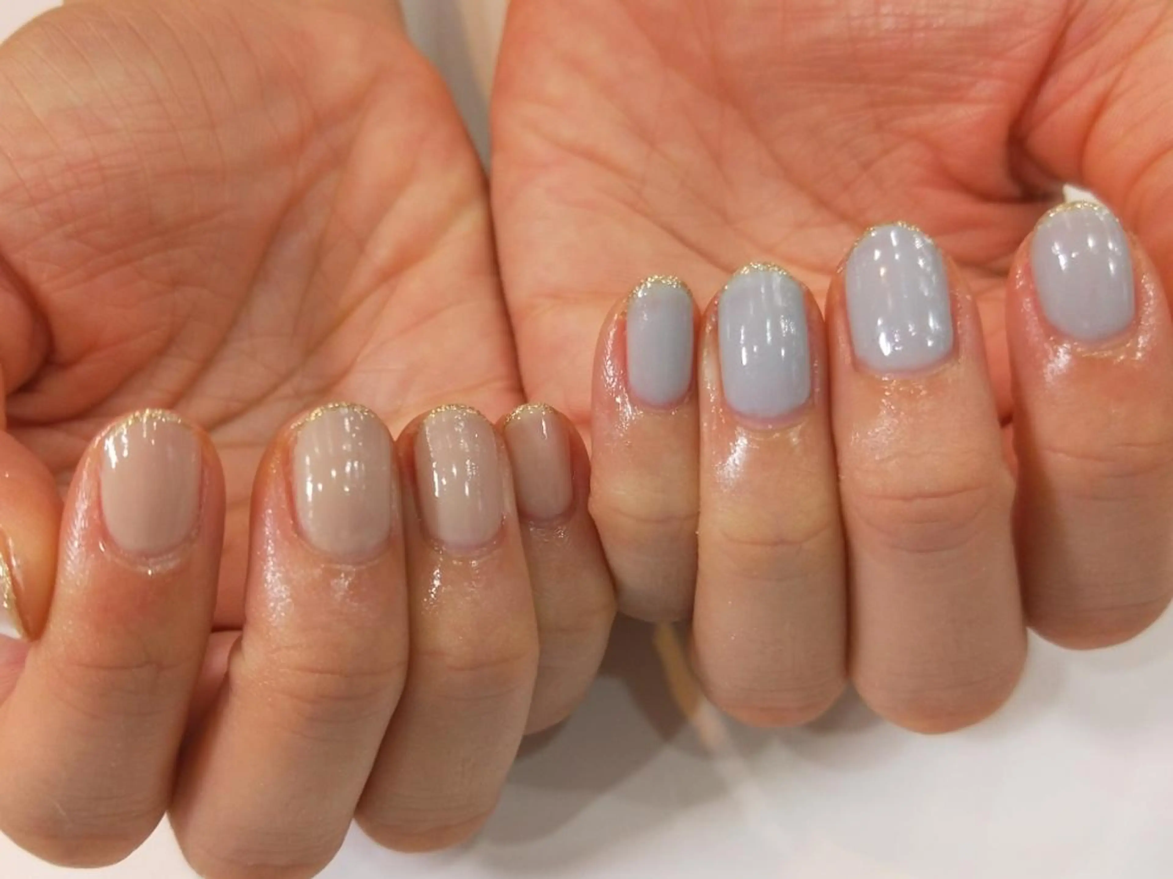 ネイル ハンドネイル ハンドケア R'well所属・はばすみれ🎀ﾈｲﾙ 光ﾌｪｲｼｬﾙ ﾍｱのネイルデザイン