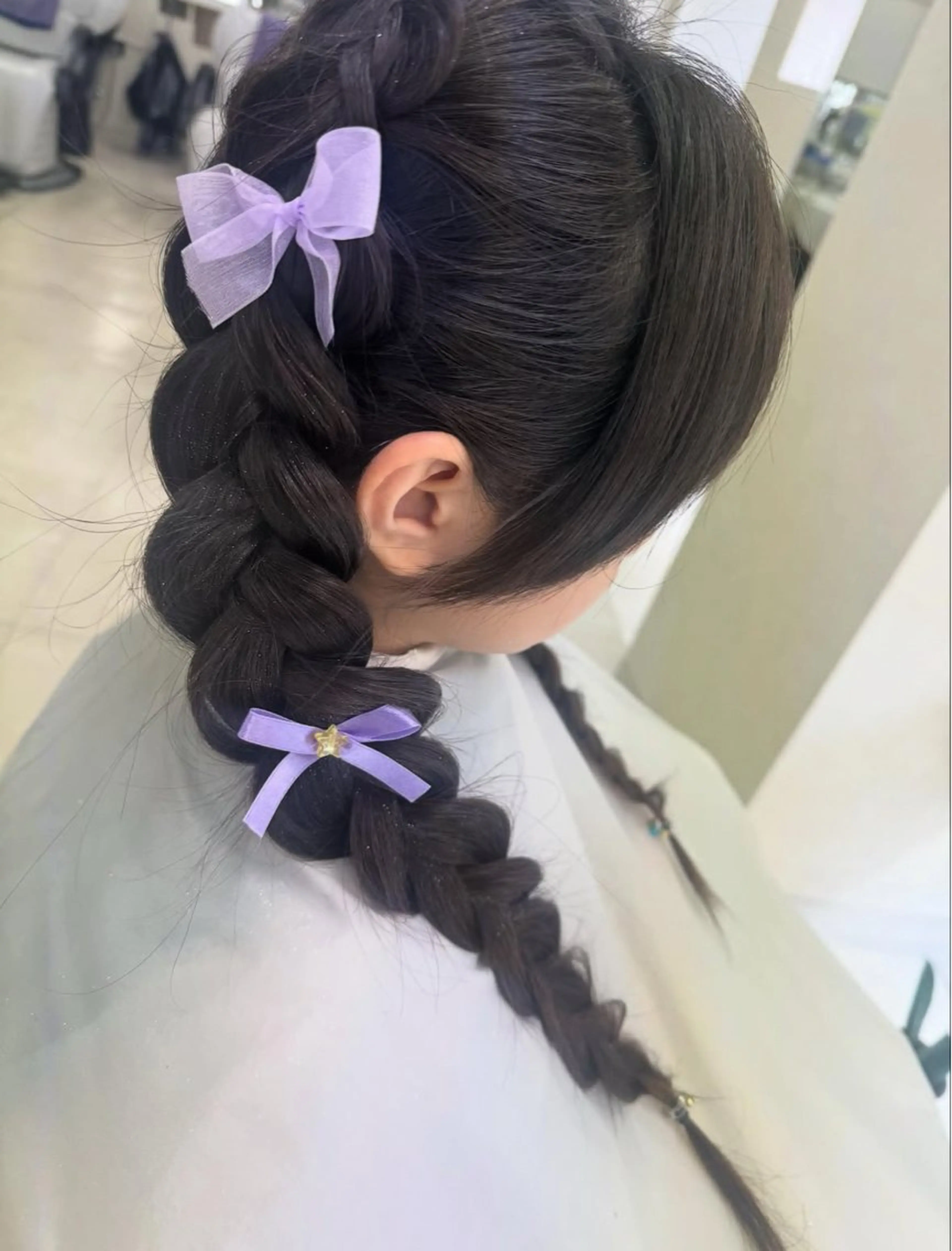 キッズ タカハシ リナのヘアスタイル