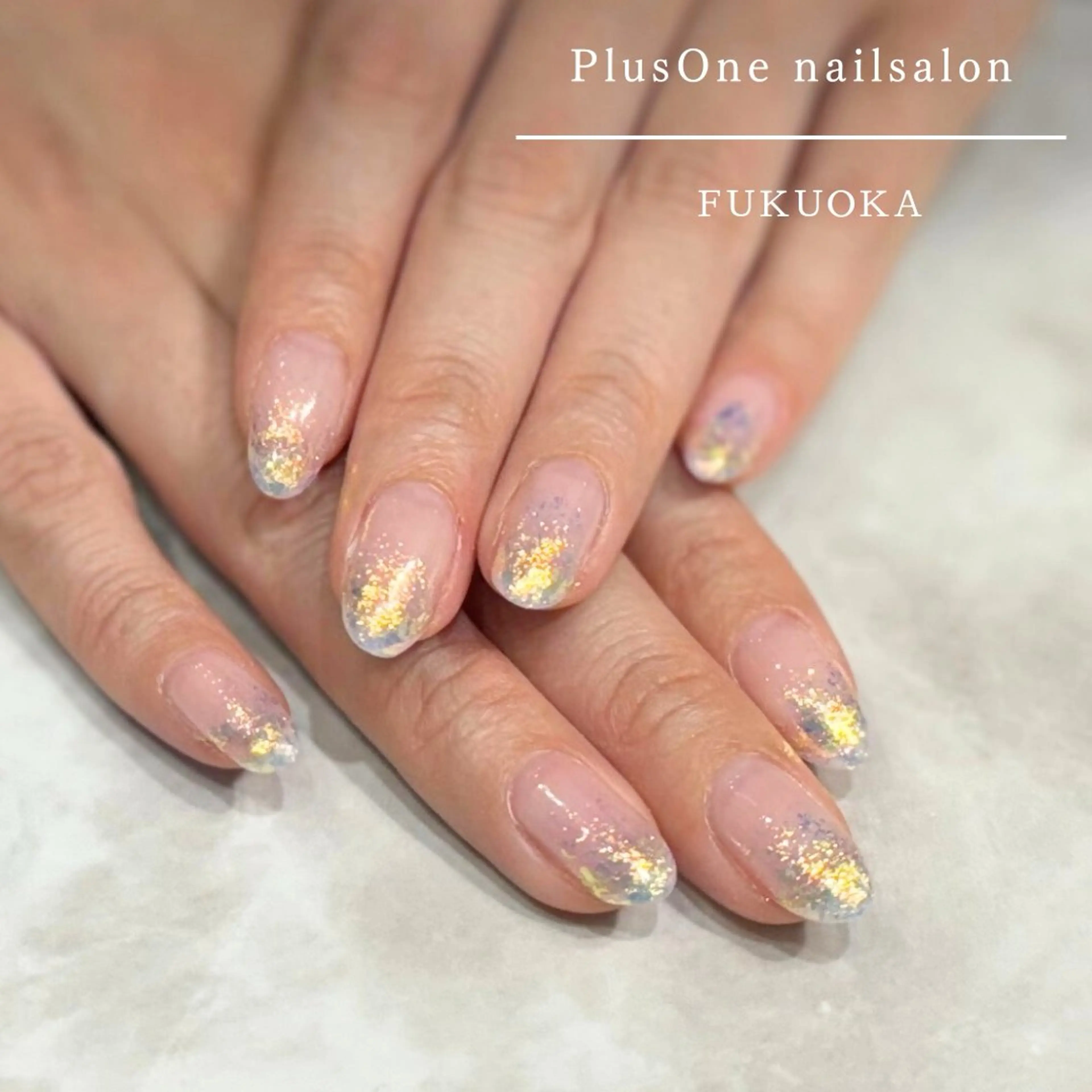 ネイル アートネイル ジェルネイル ラメ(グリッター) ラメグラデーション ピンク PlusOnenailsalon所属・粕屋ネイル＆耳つぼ 🫧Natsumiのネイルデザイン