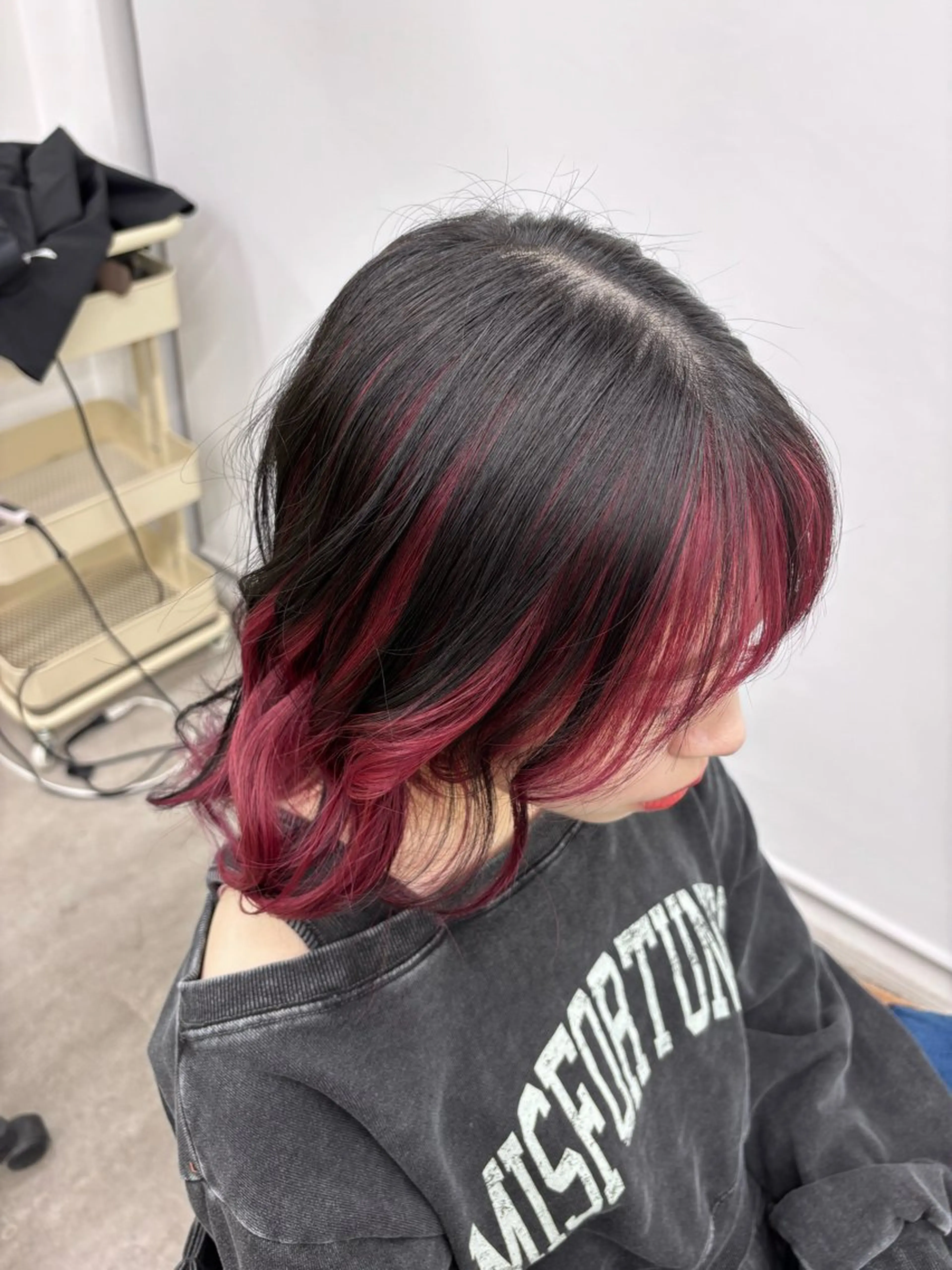 ミディアム カラー ヘアカラー fika所属・鈴木 ちさきのヘアスタイル