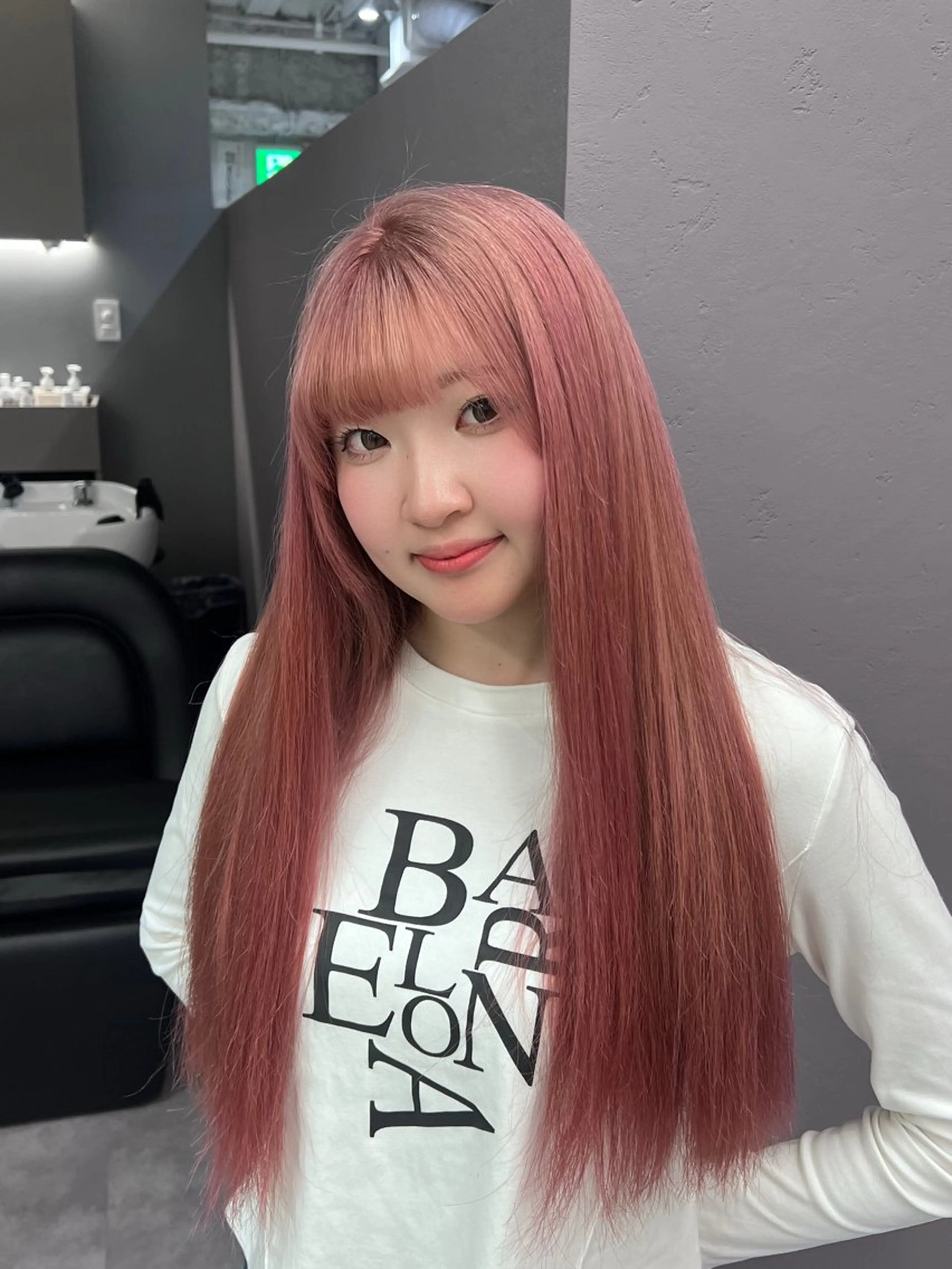 ロング ケアカラー 髪質改善 akari/髪質改善 /ブリーチ/名古屋のヘアスタイル