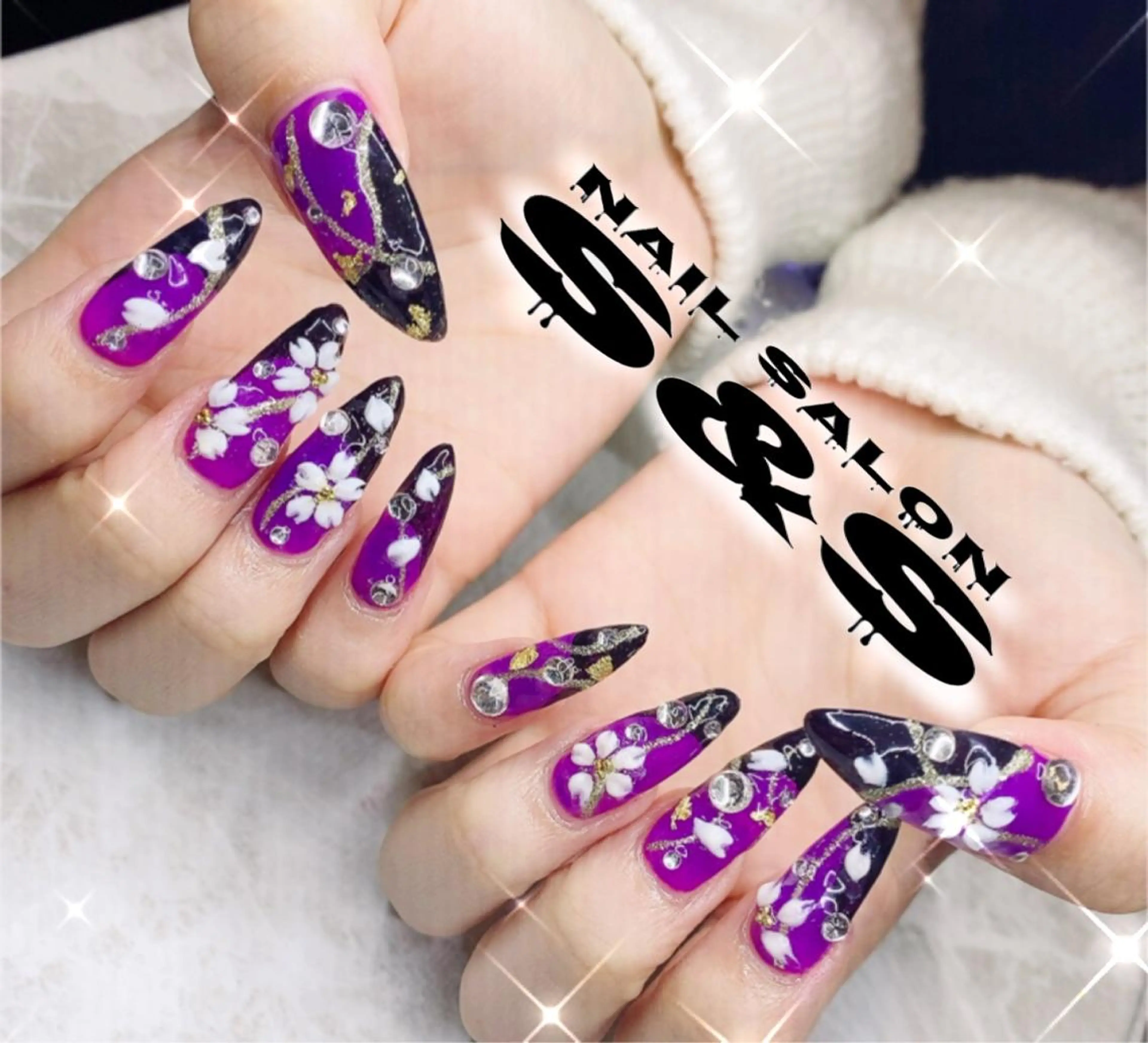 ネイル 成人式 長さ出し メンズネイル 持ち込み スカルプネイル S&S 村田小百合のネイルデザイン