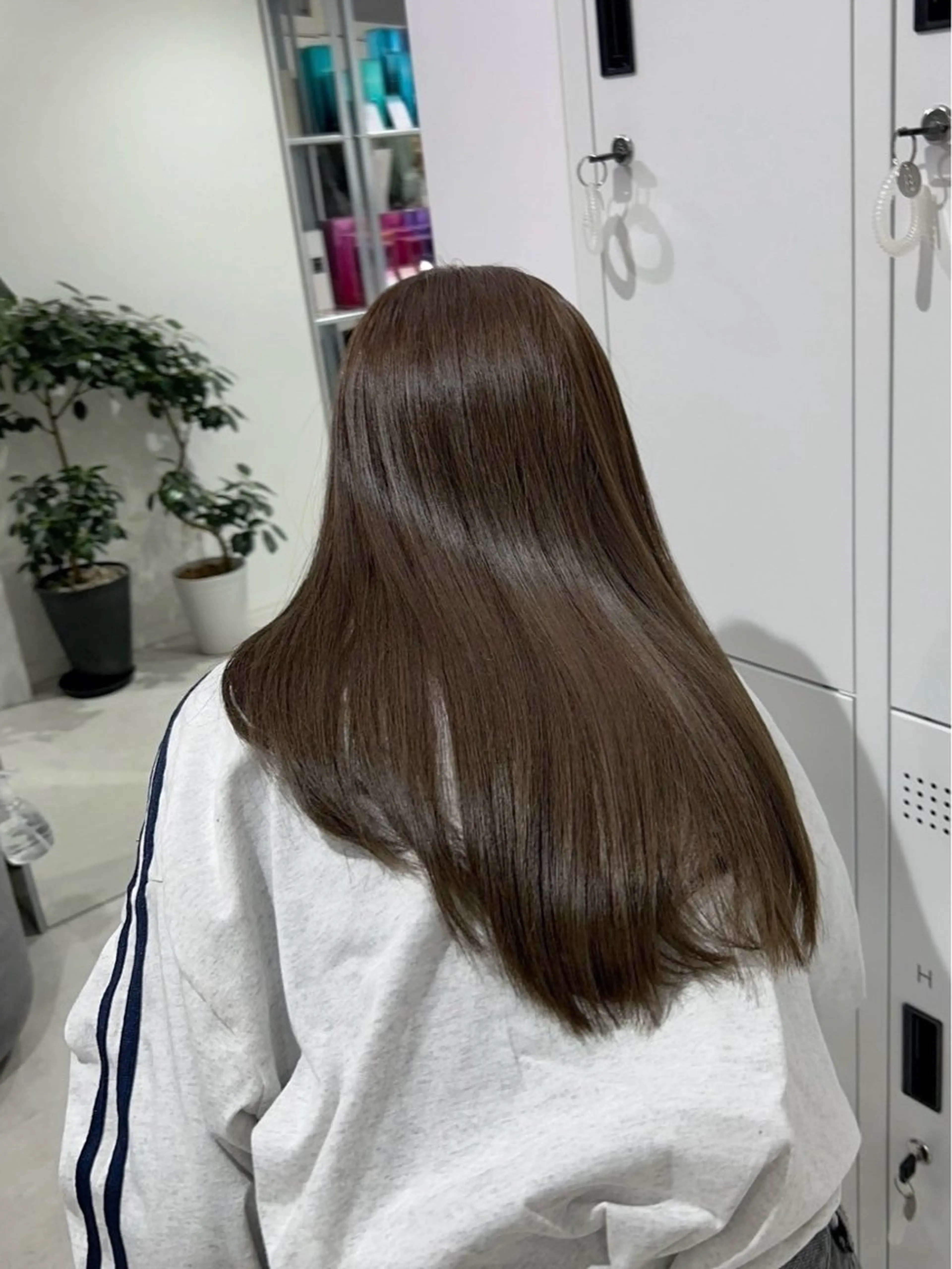 ロング カラー グレージュ/ベージュ /経堂/sana🌱のヘアスタイル