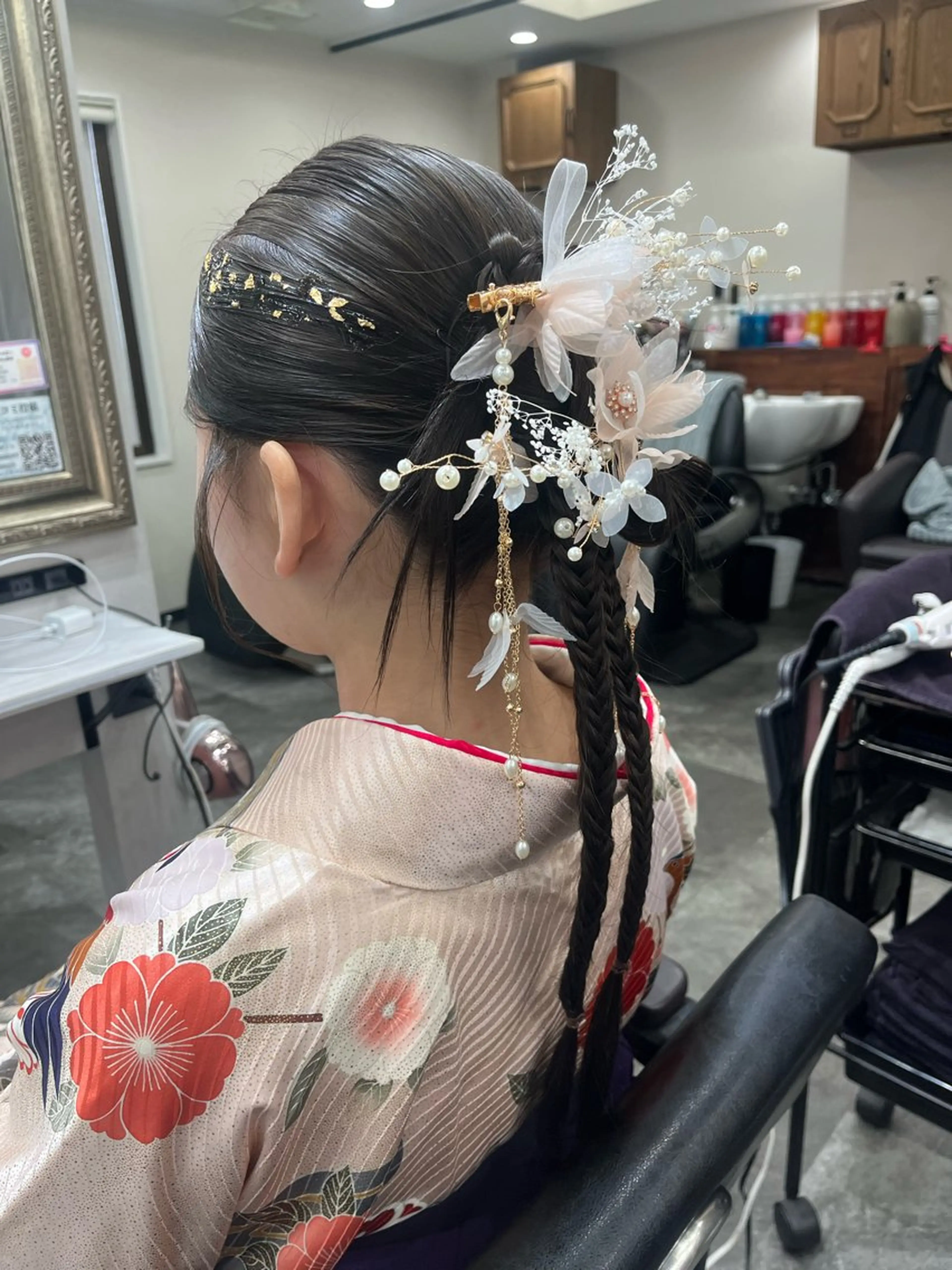 ロング ヘアアレンジ 籾木 美優のヘアスタイル