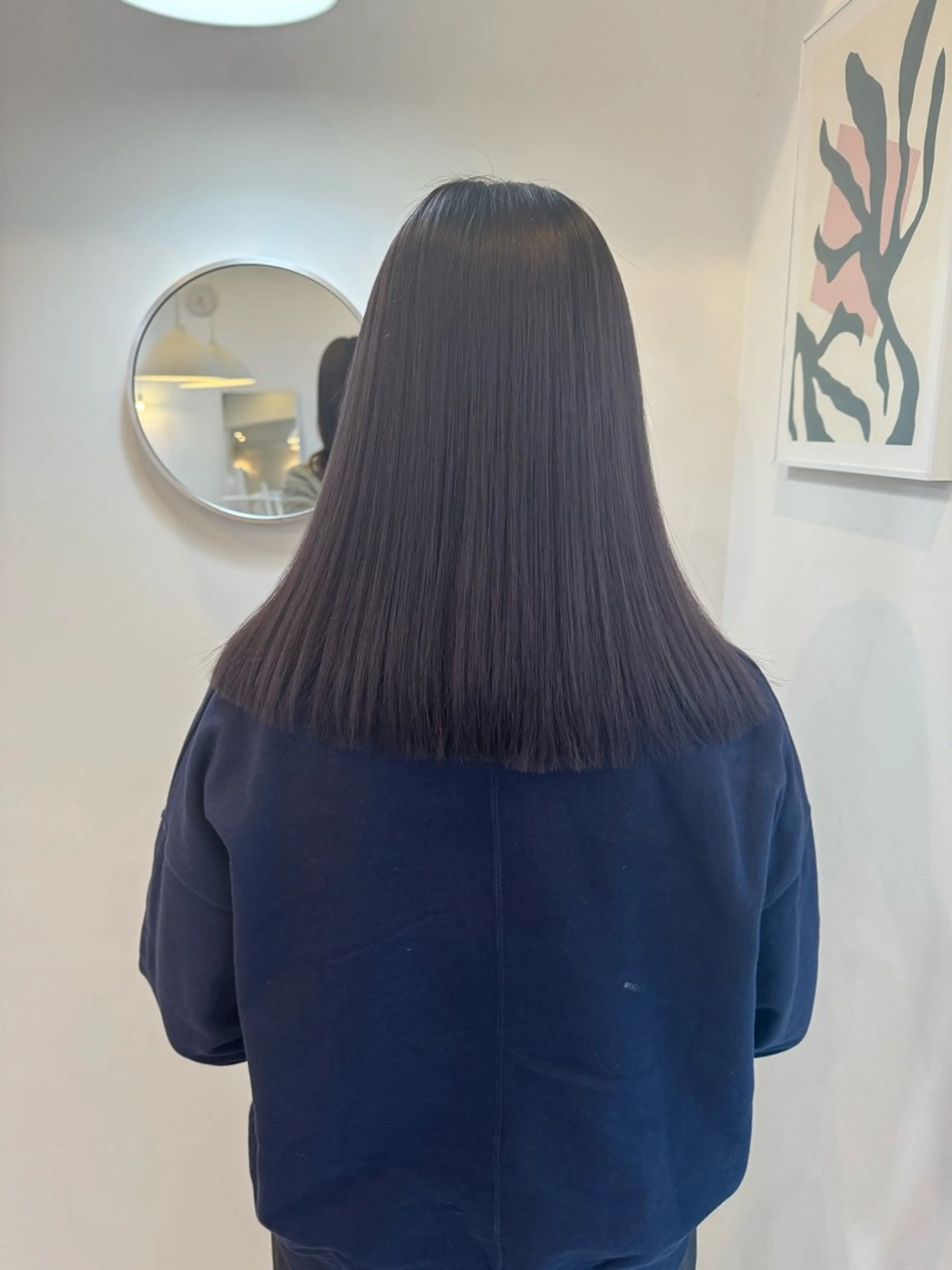 ミディアム カラー 【YOKE】　西田 乃那のヘアスタイル