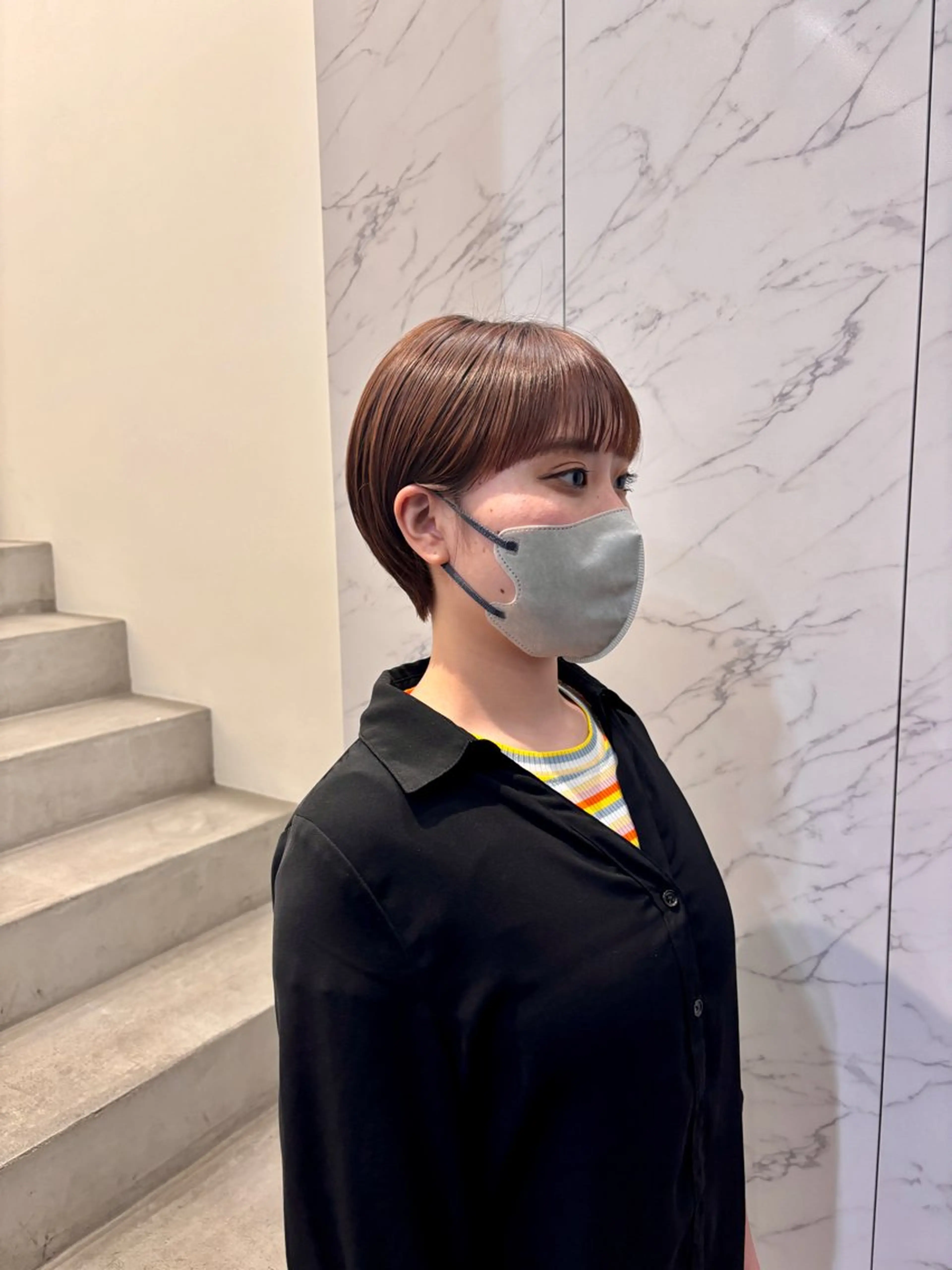 ショート miu /透明感カラーのヘアスタイル