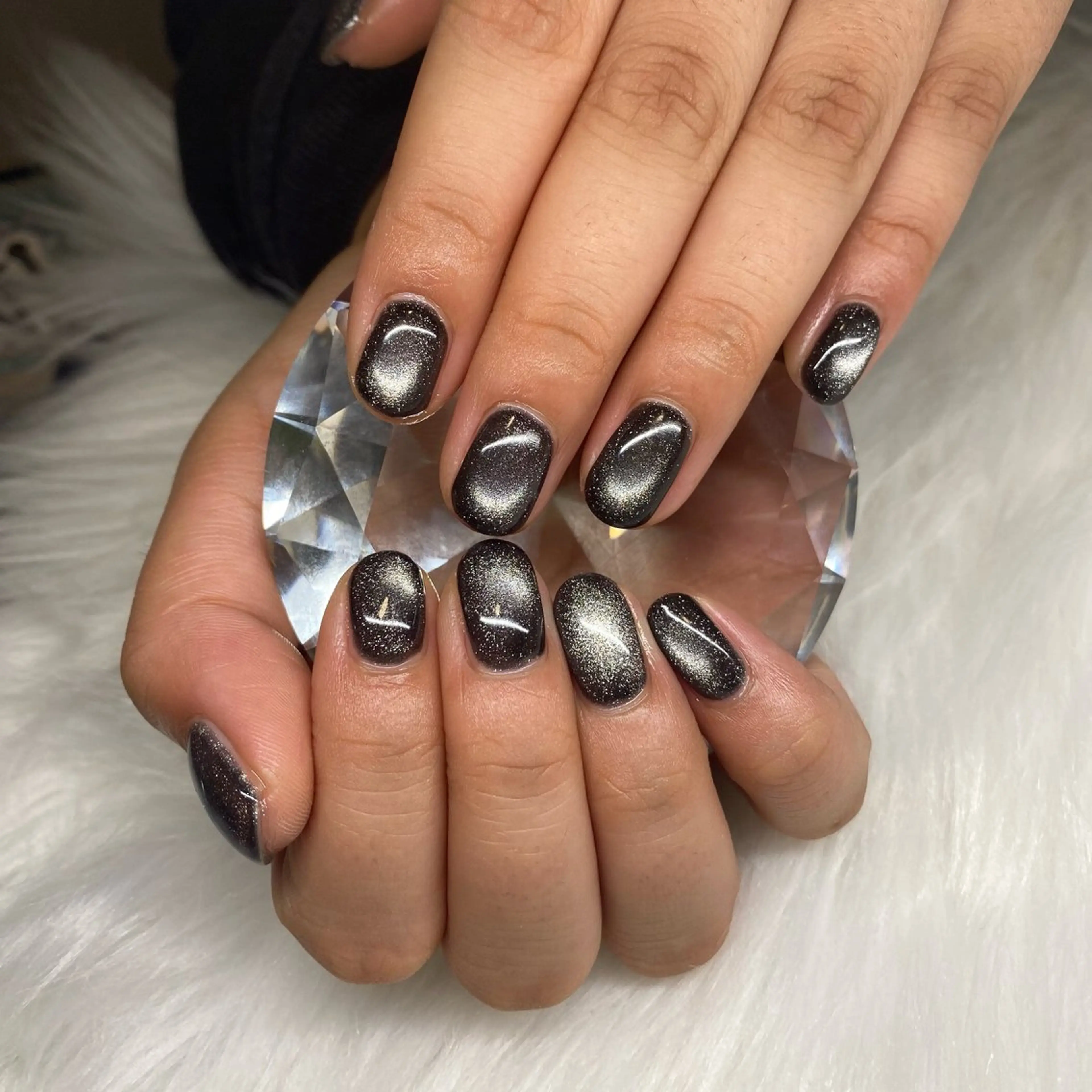 ネイル マグネットネイル nail salon milkのネイルデザイン