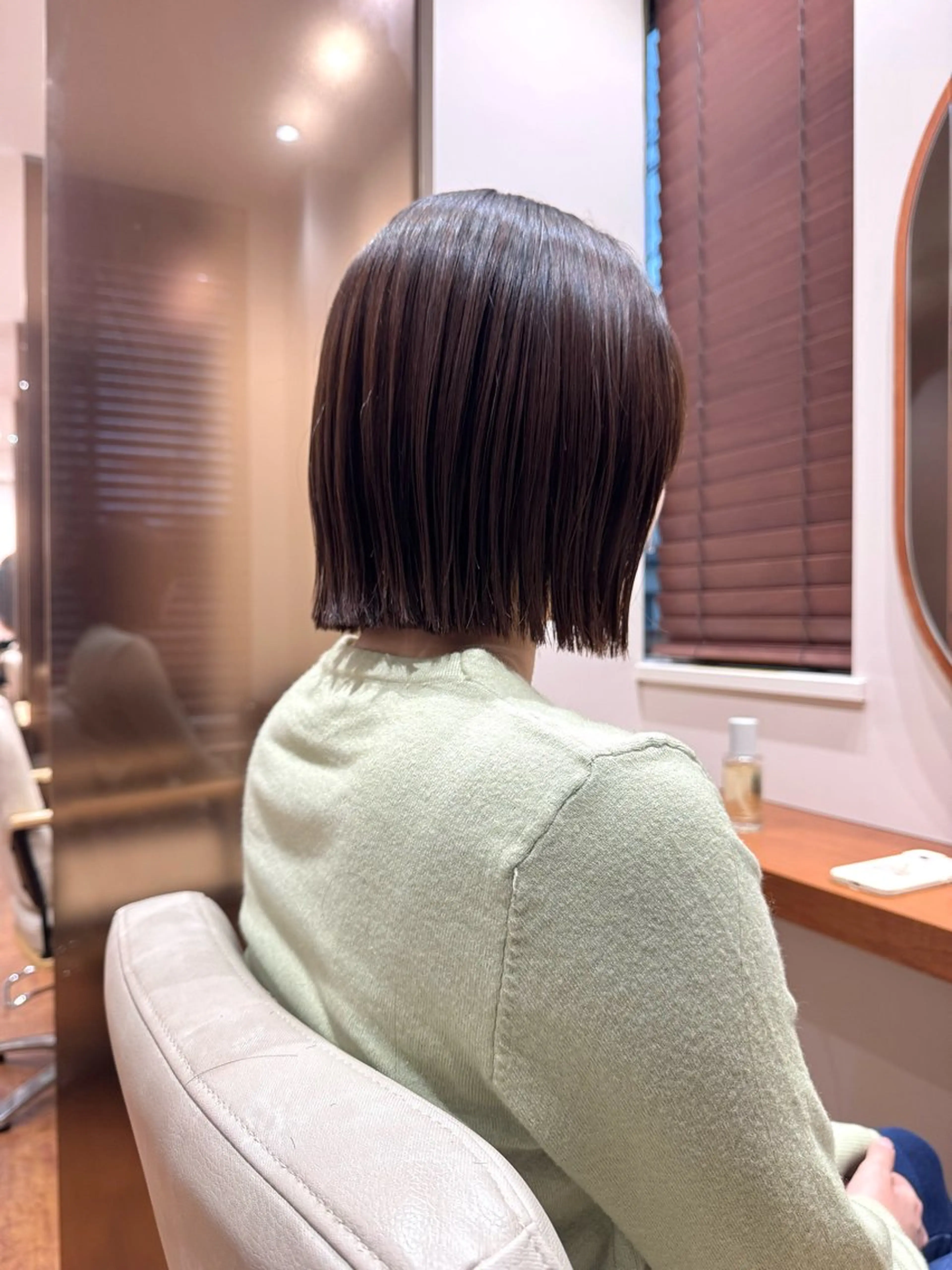 ショート カット 縮毛矯正 トリートメント ボブ美容師💛 AYUMIのヘアスタイル