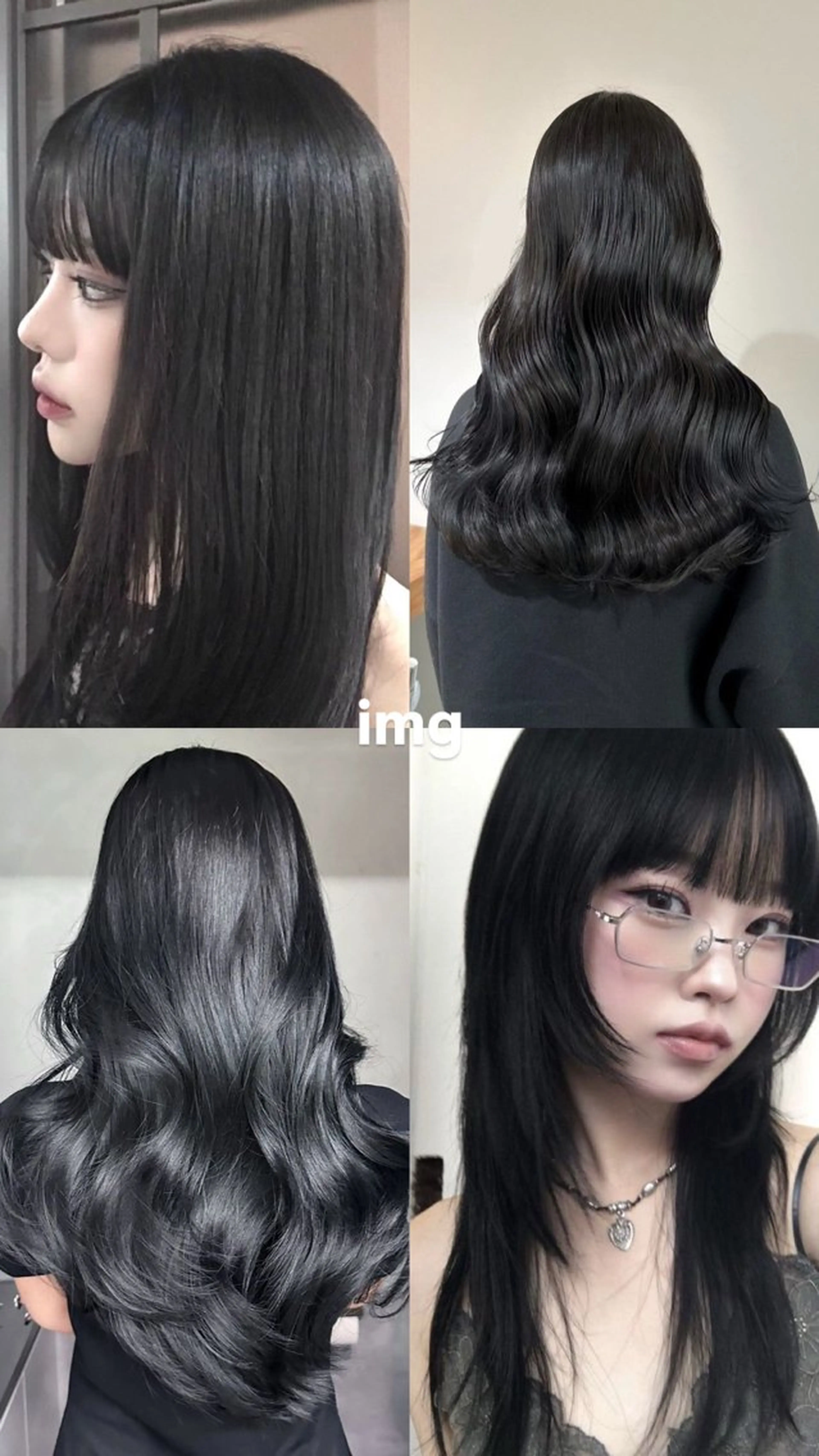 ロング ヘアカラー おがわ まなのヘアスタイル