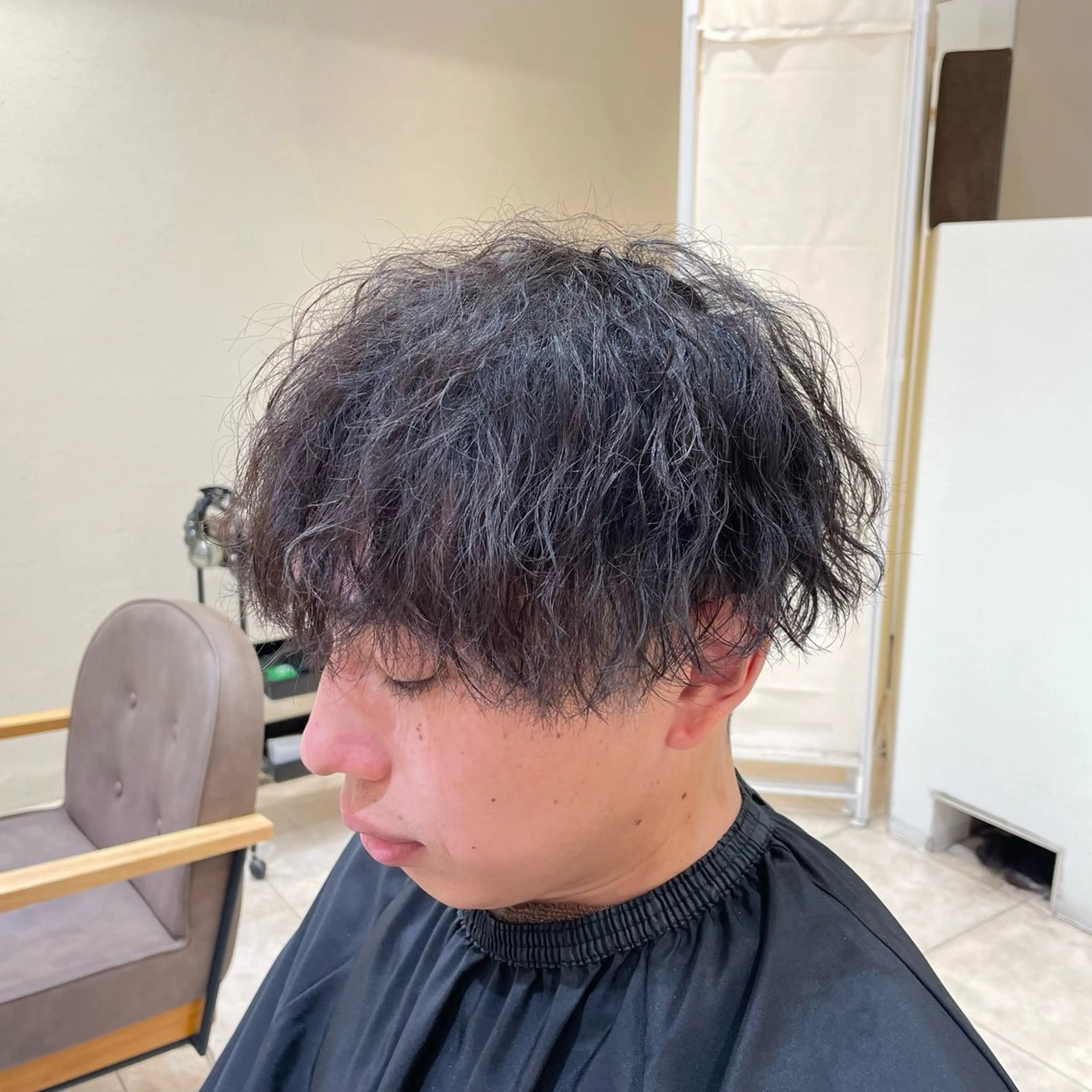 パーマ メンズ カット パーマ blanc hair eyelash所属・髪質改善 BlancHairのヘアスタイル