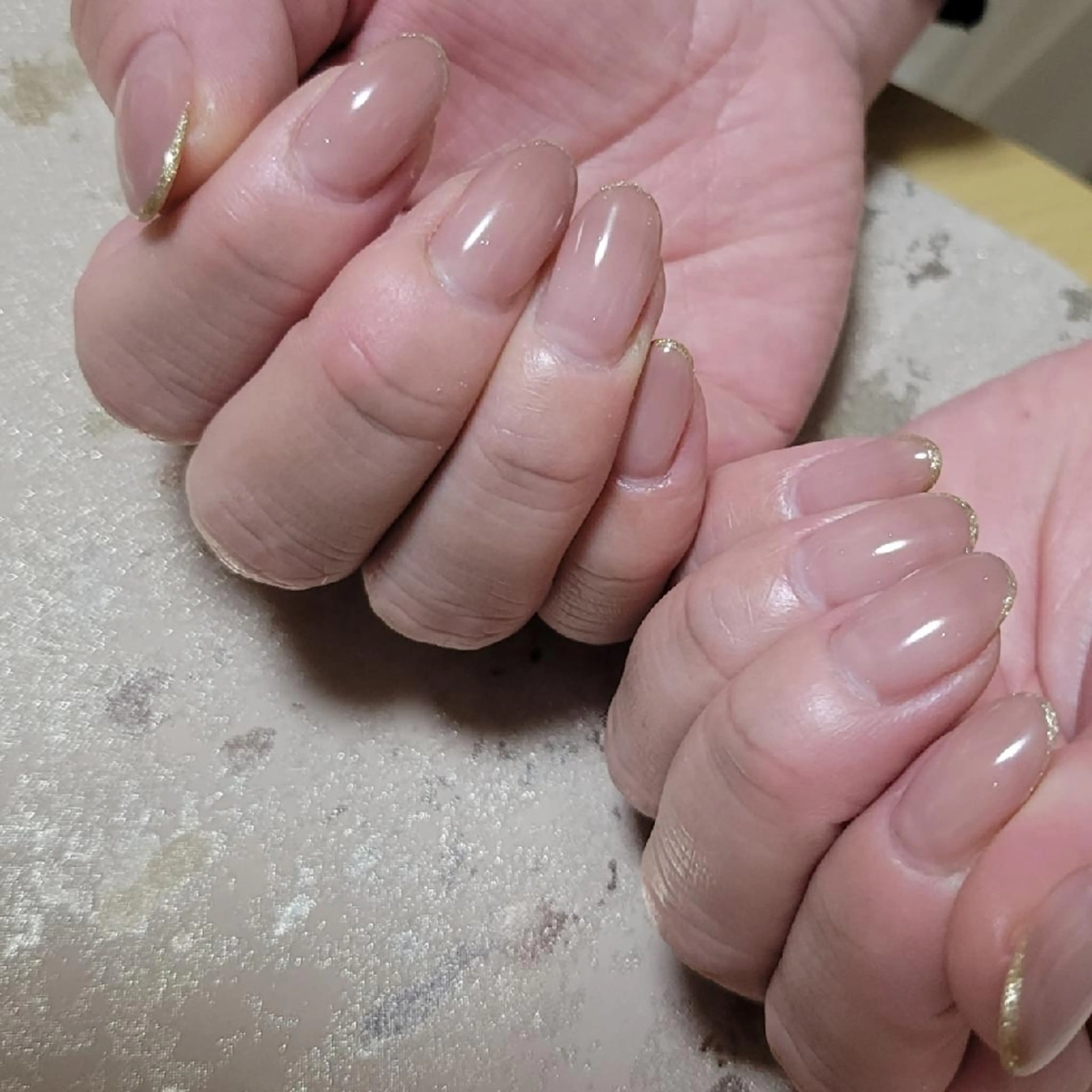 ネイル ラメ(グリッター) ハンドネイル ネイルサロンほっこり kanaのネイルデザイン