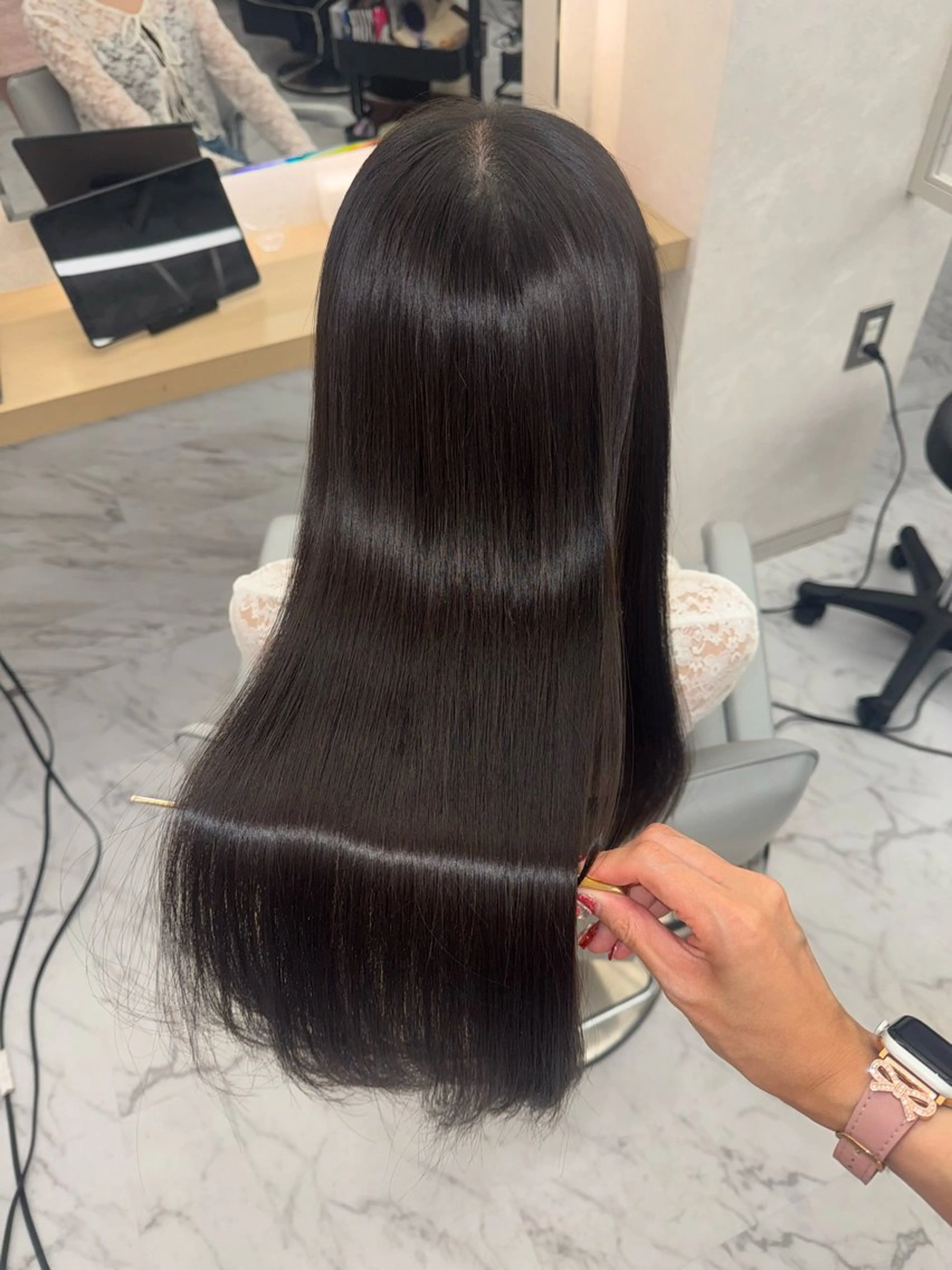 ロング カラー カット ヘアカラー トリートメント 韓国/アイドルヘア 🎀みづきのヘアスタイル