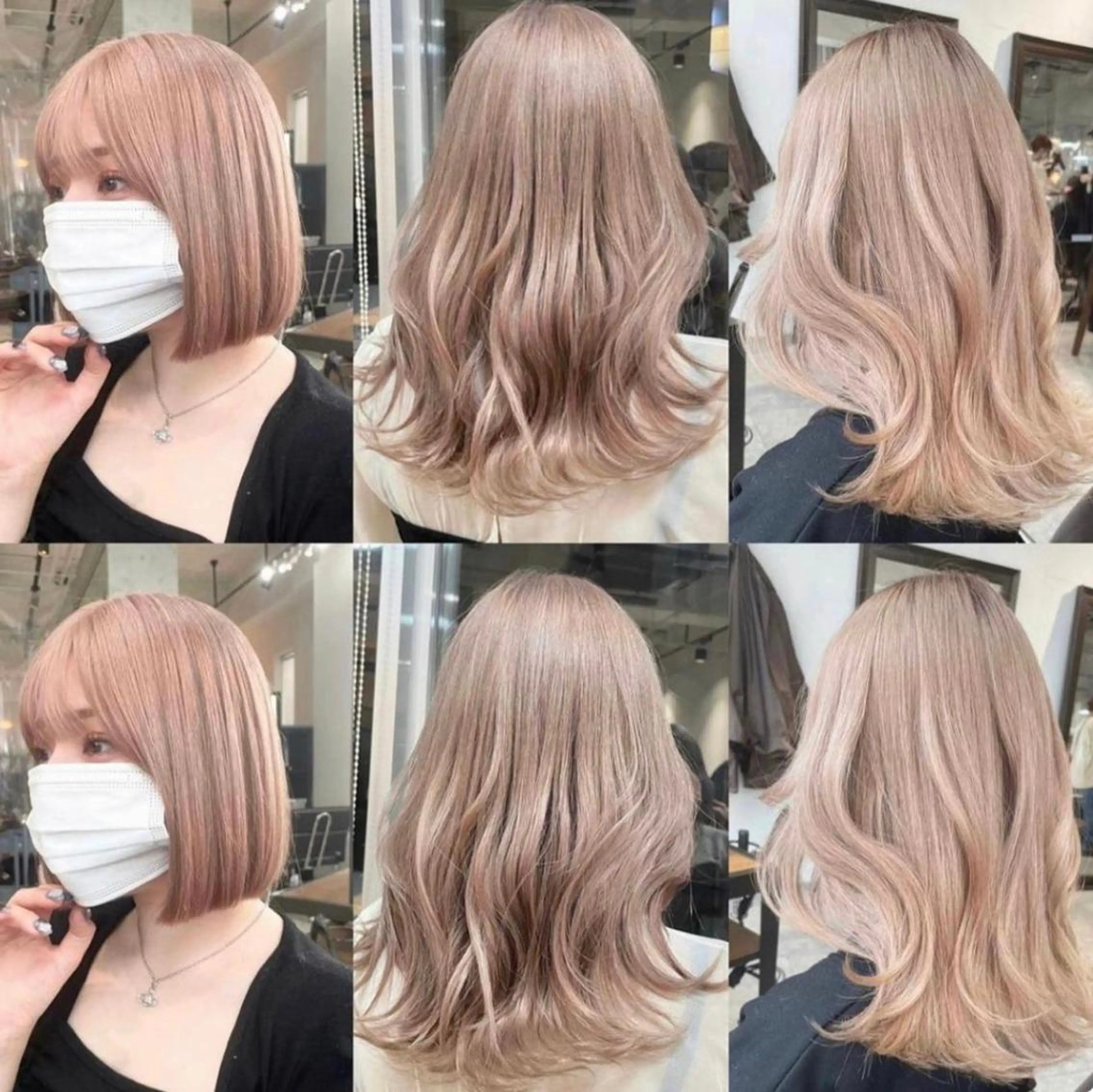 ロング カラー ヘアアレンジ カット ヘアカラー 🌹TikTok4万 フォロワー🌹AKIのヘアスタイル