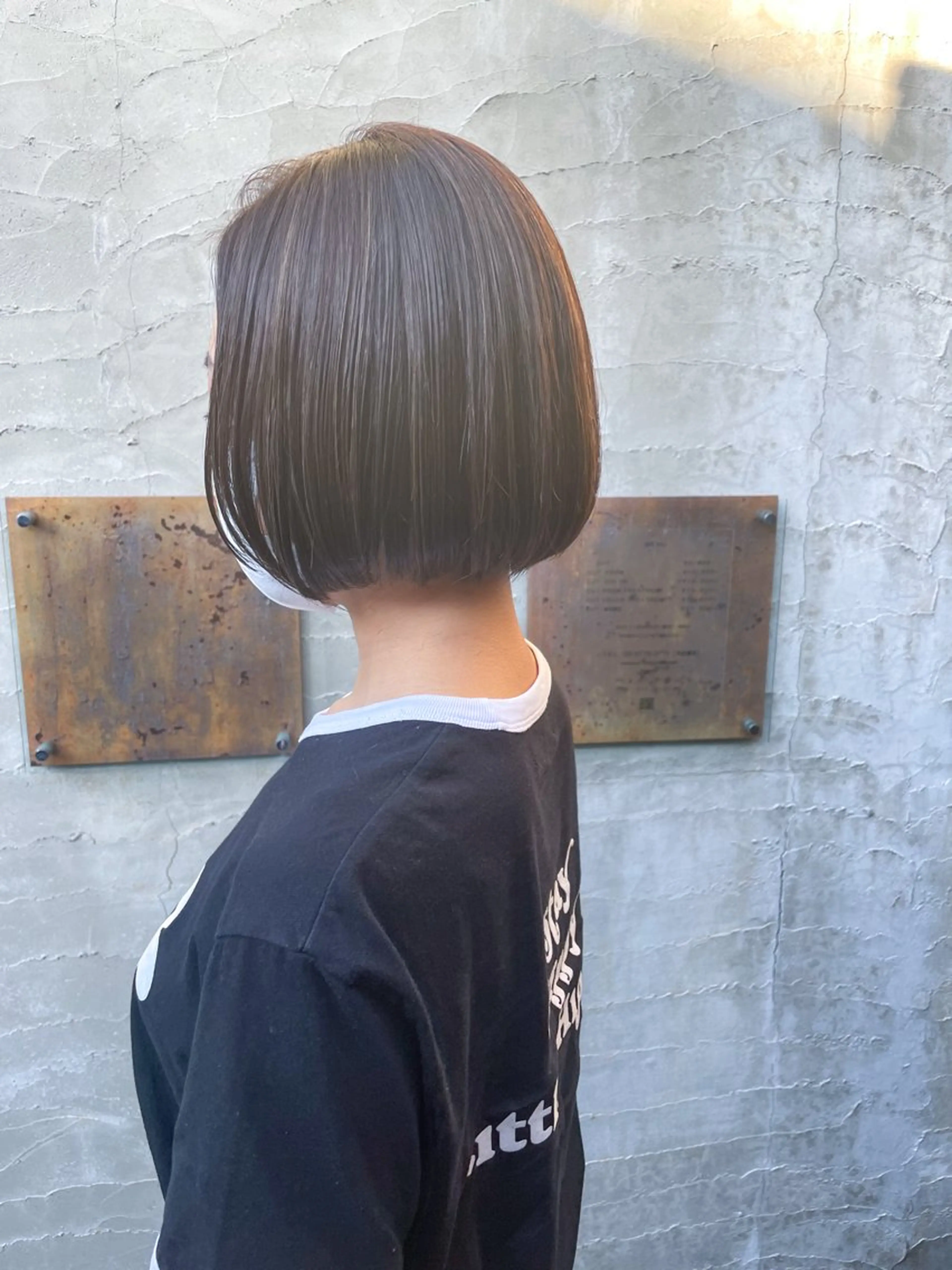 ショート ボブ カット ヘアカラー ショート/レイヤー/ ツヤ髪/なかちゃんのヘアスタイル