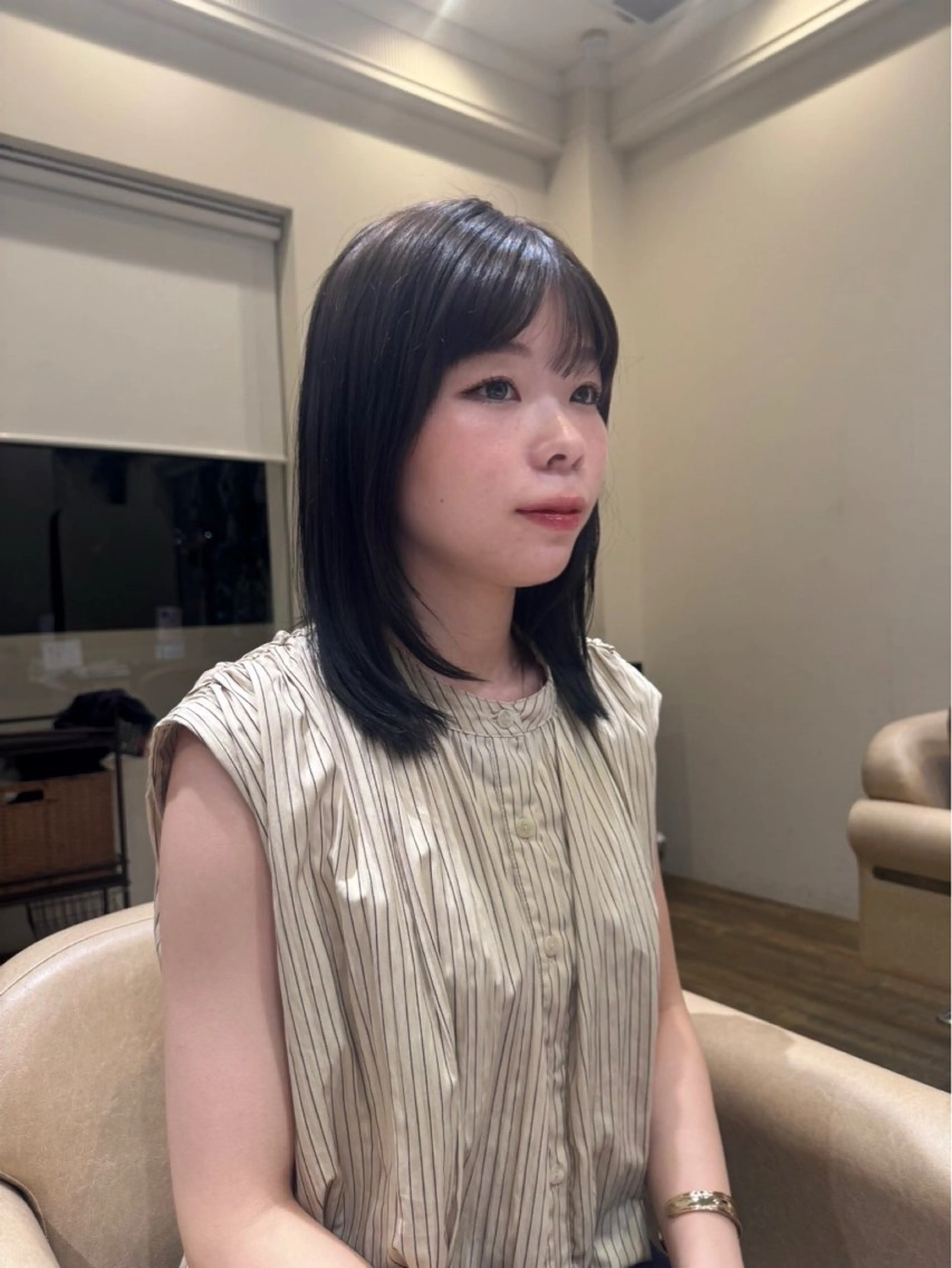 ミディアム 和泉市/mahae/ 齋藤のヘアスタイル