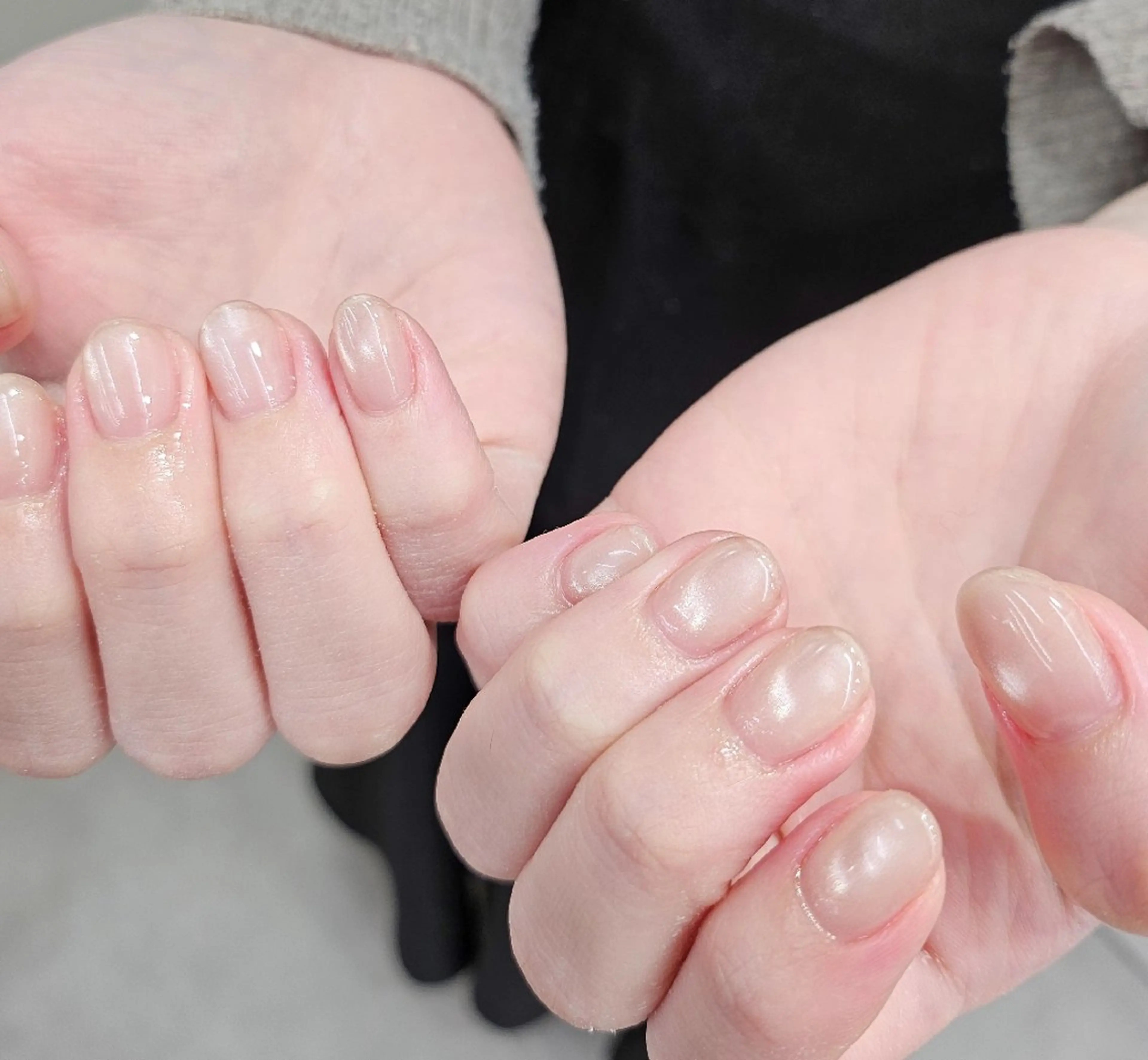 ネイル ジェルネイル マグネットネイル オフィスネイル パラジェル シンプルネイル ハンドネイル puku nail 🌼kazu🌼のネイルデザイン