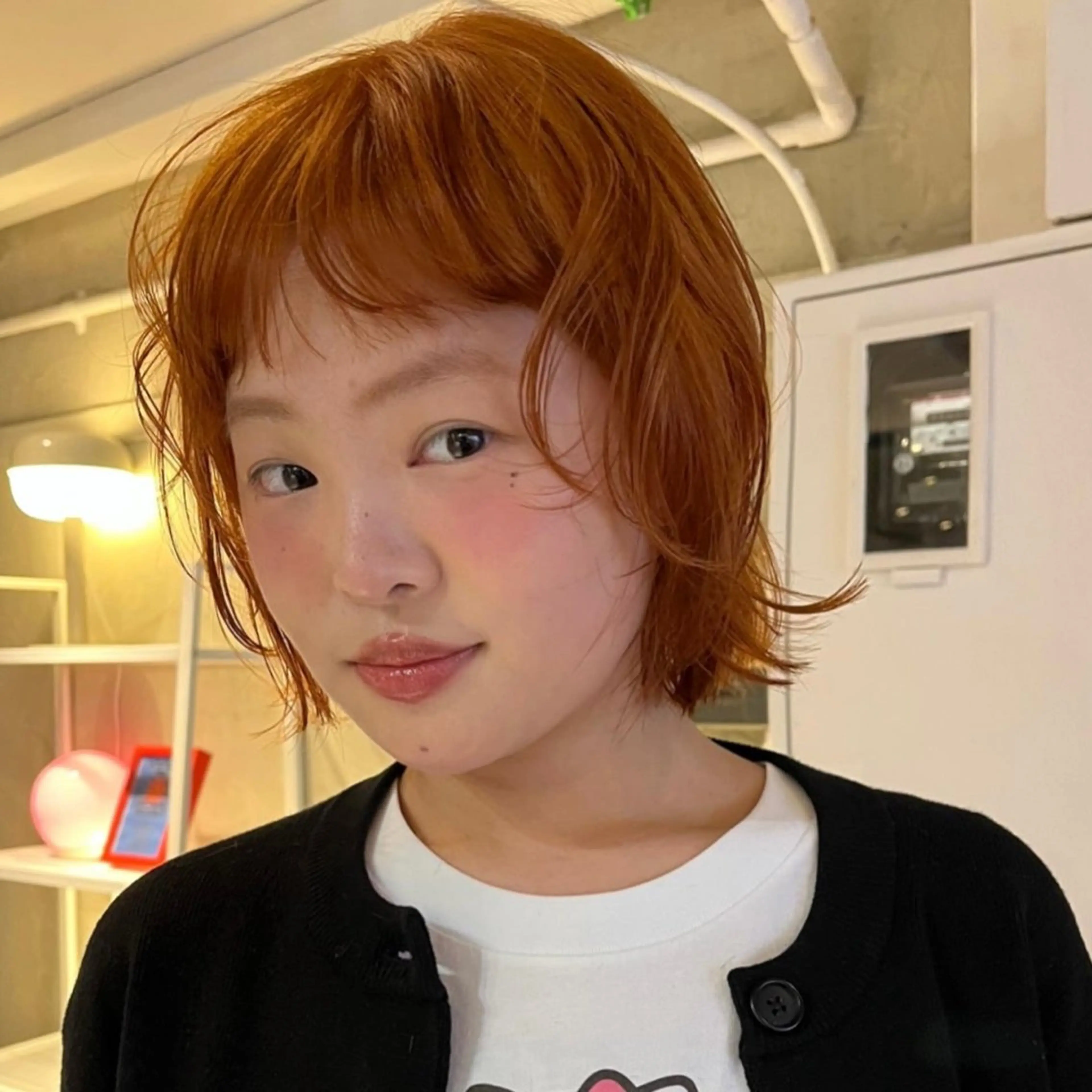 ショート カラー ヘアカラー トリートメント ボブハイトーン🦖 デザインMAMIのヘアスタイル