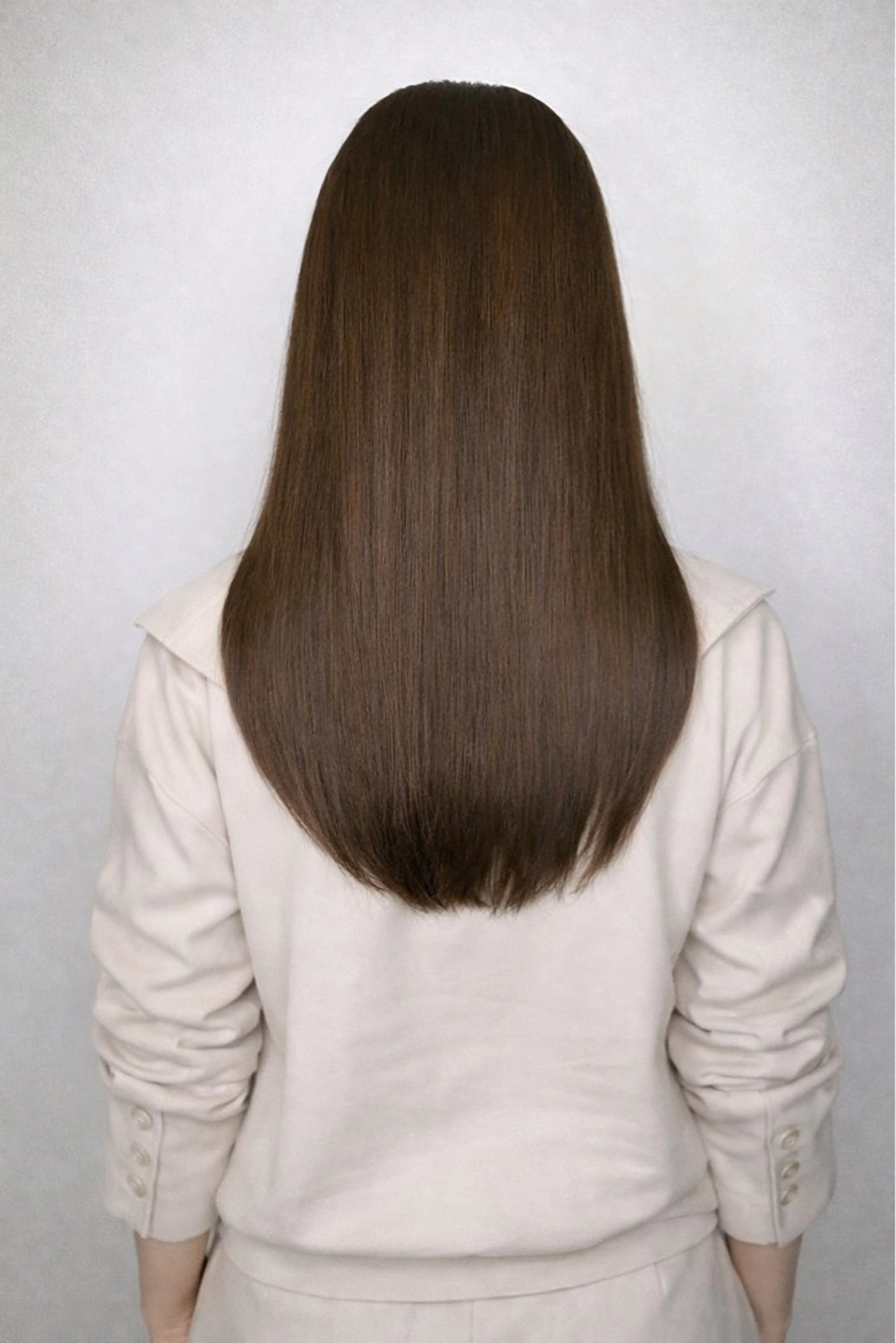 ロング 縮毛矯正 カット 縮毛矯正 トリートメント よしなり あみのヘアスタイル