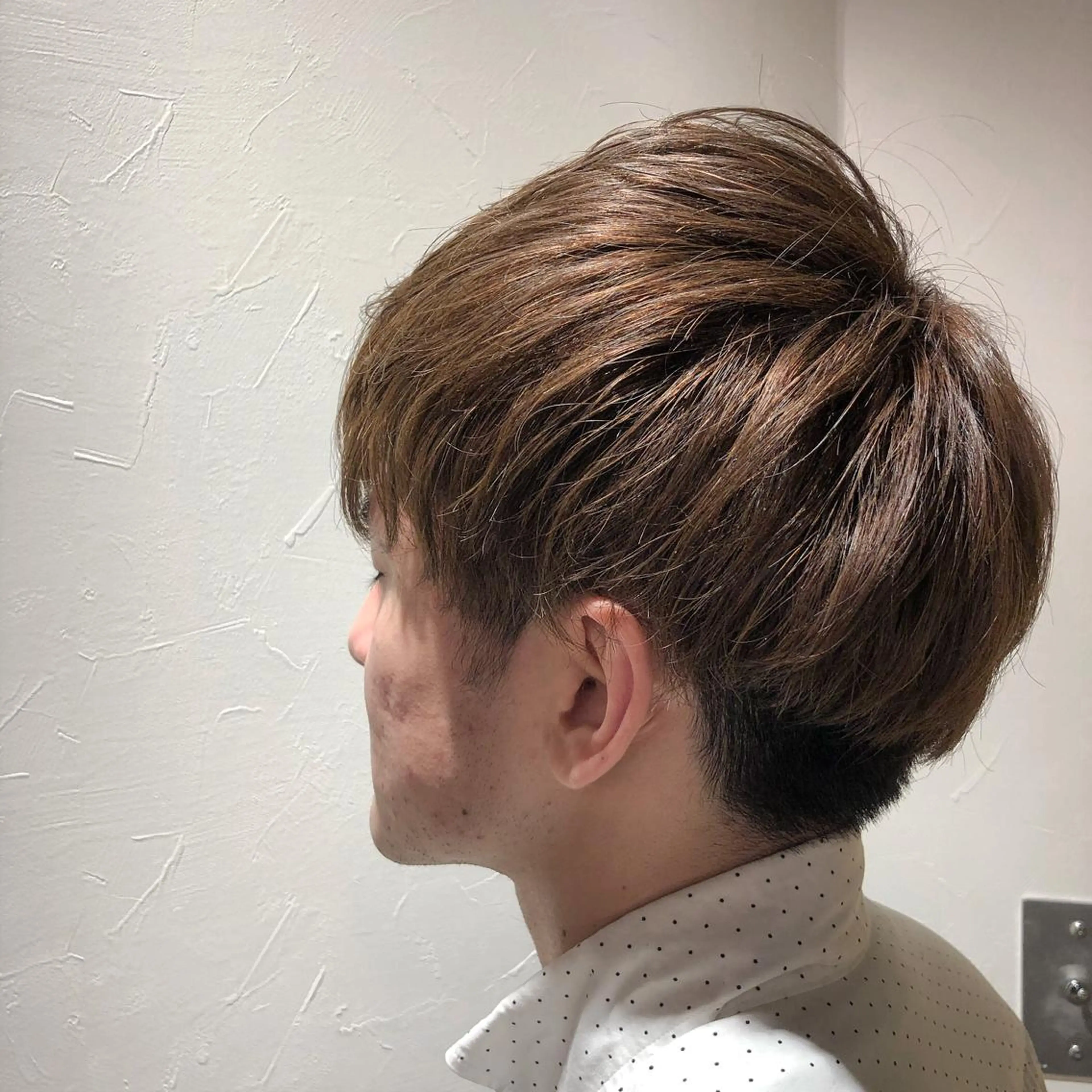 ショート メンズ 艶カラー/韓国顔周り 🎀mamiのヘアスタイル