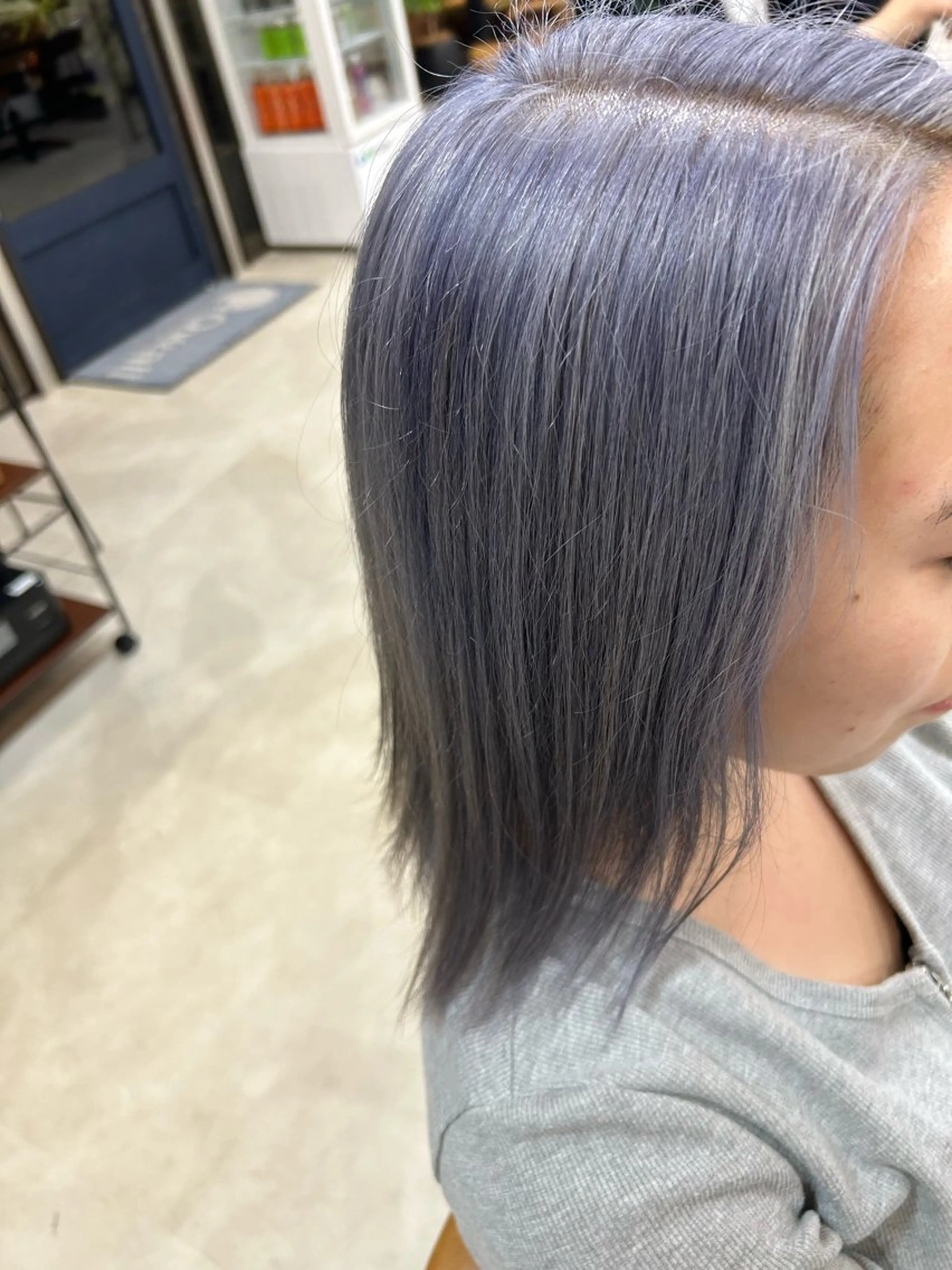 ミディアム ヘアカラー トリートメント Qwali所属・にしむら かなたのヘアスタイル