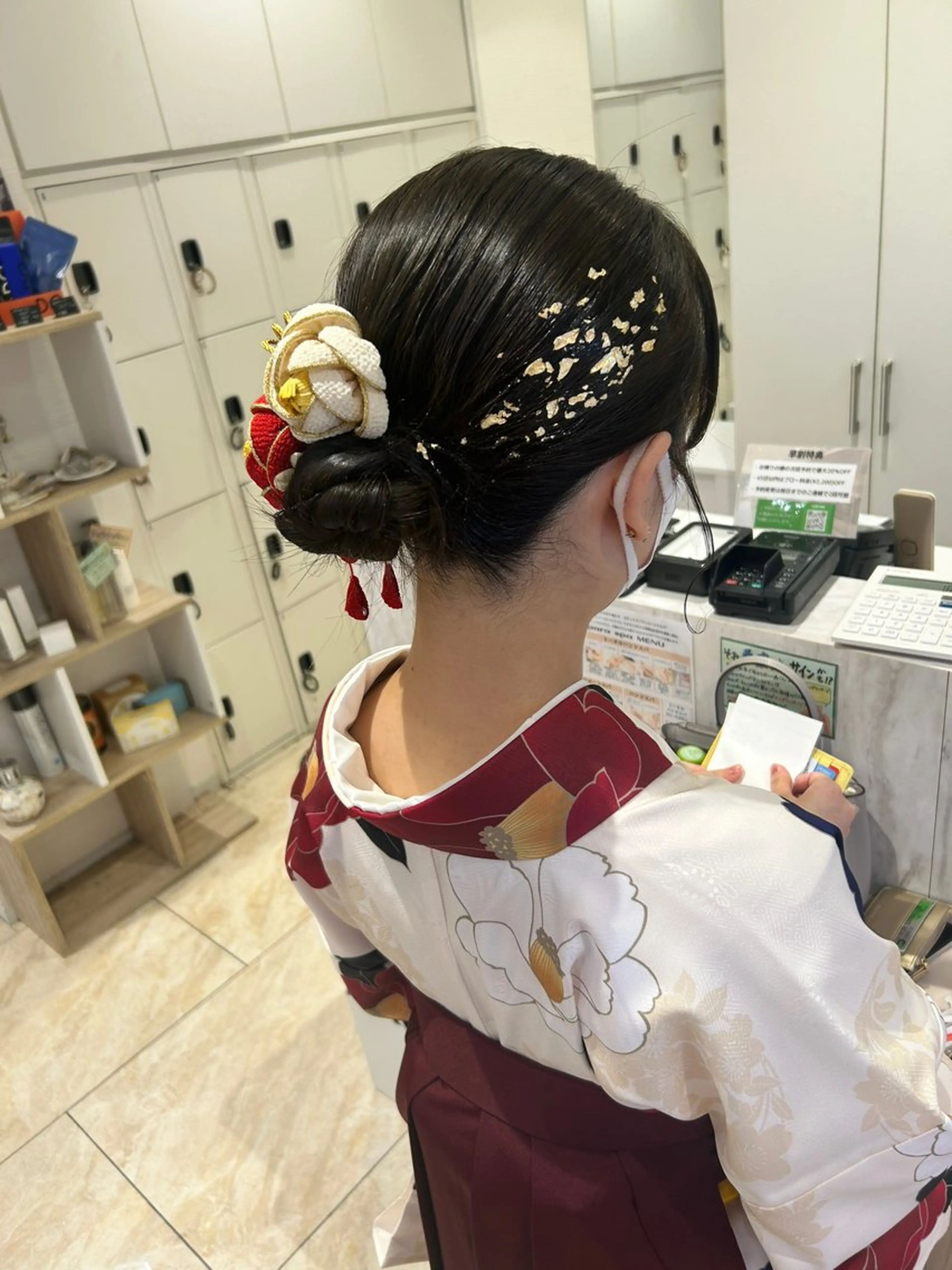 ミディアム ヘアアレンジ はるか/ブリーチカラ ー/ヘアアレンジ🤍のヘアスタイル