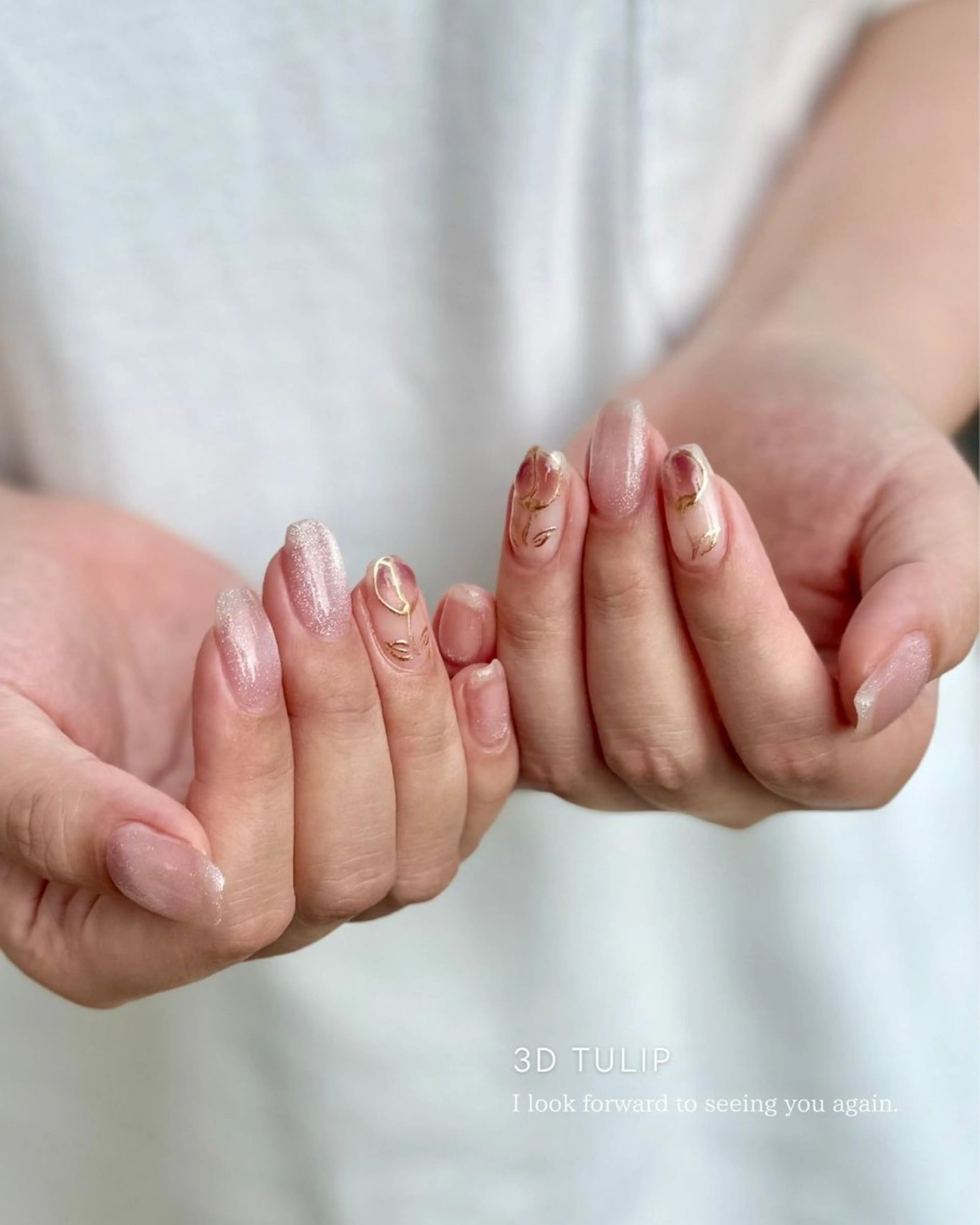 ネイル ジェルネイル マグネットネイル パラジェル ぷっくりネイル ショートネイル ハンドネイル Seemly 千田町店所属・フラワーパラジェル 🌸シームリーエミのネイルデザイン