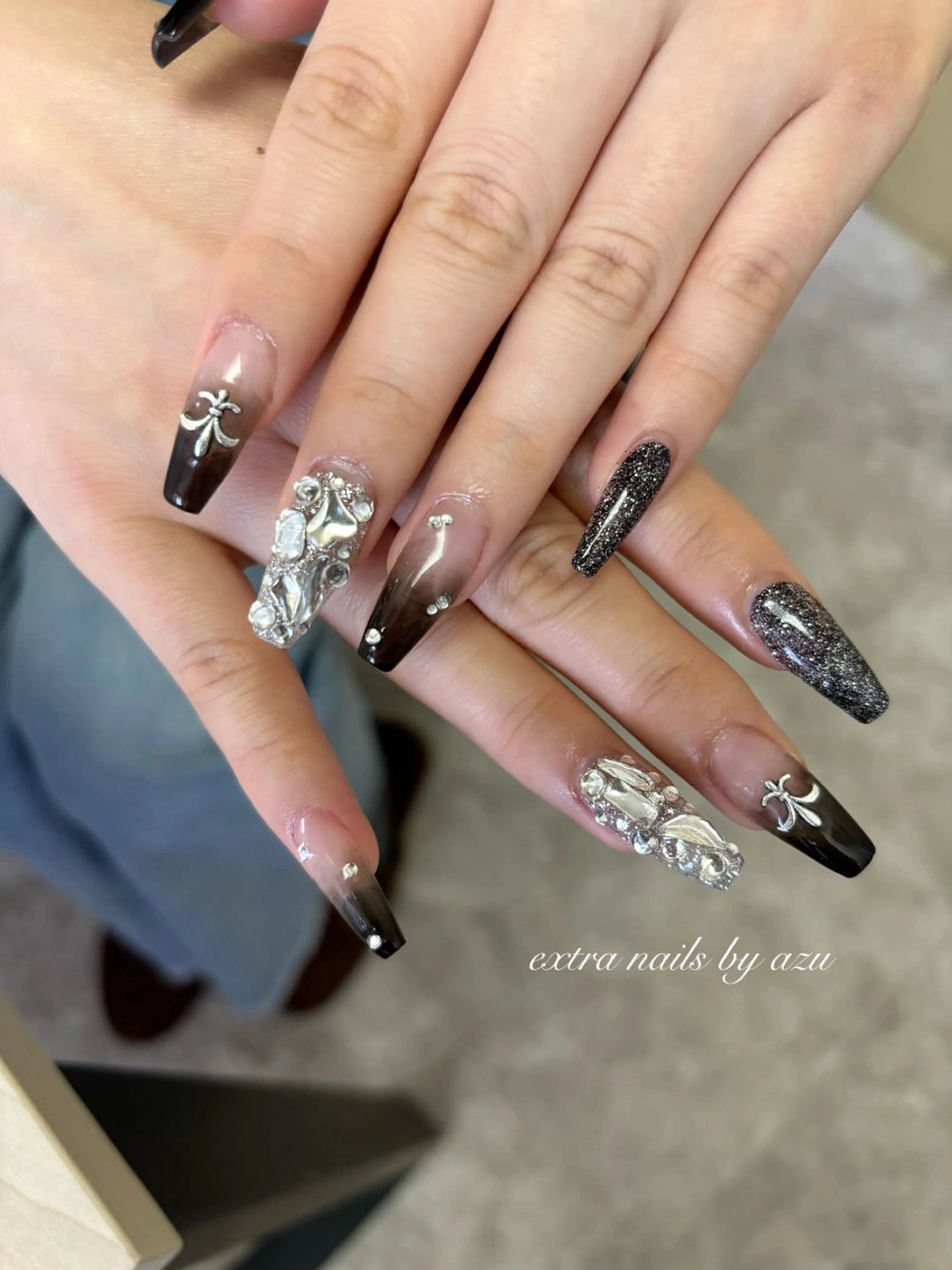 ネイル アートネイル ハンドネイル extranails ／lemellaのネイルデザイン