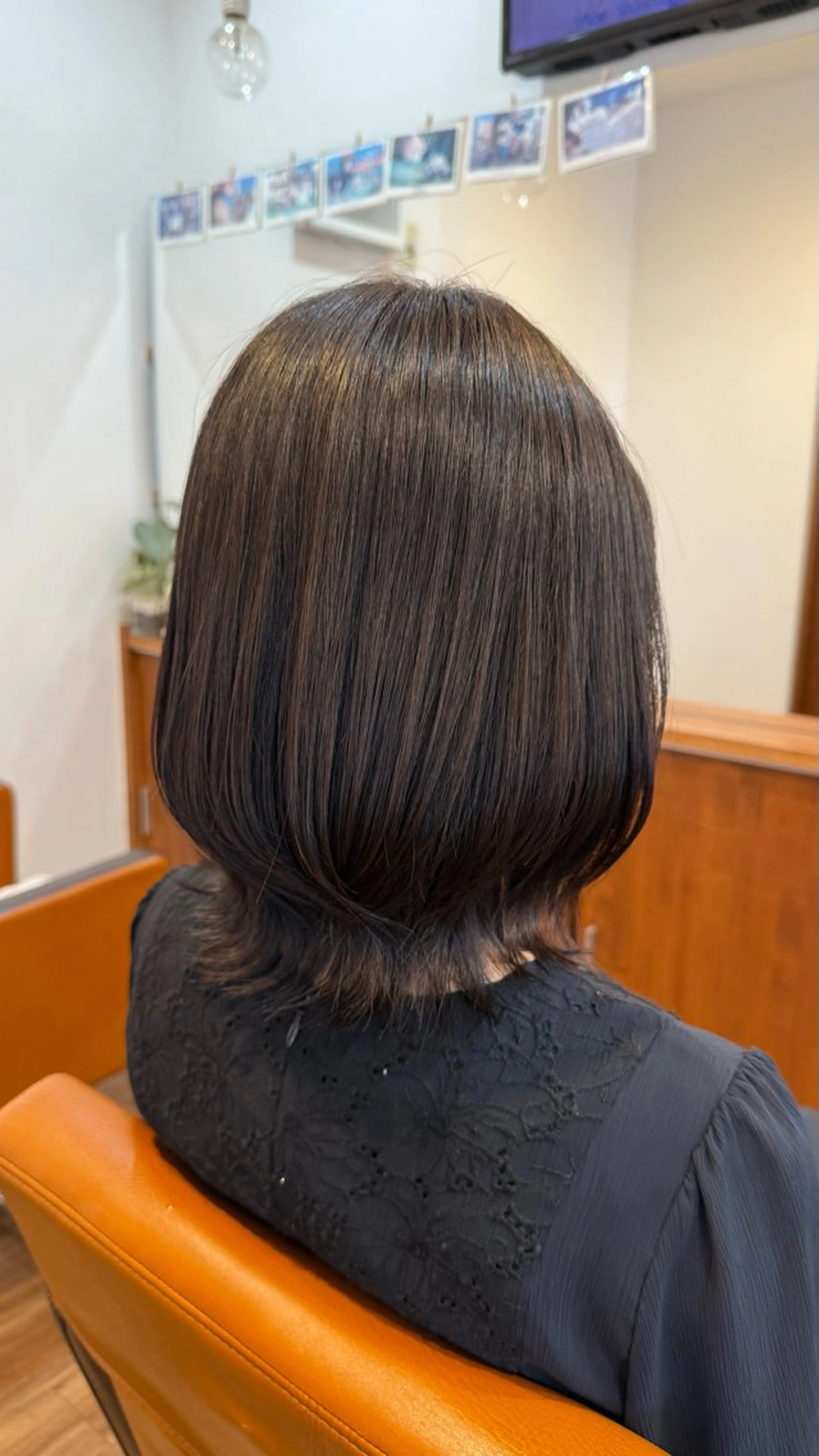 ミディアム カット 心cocoro RISAのヘアスタイル