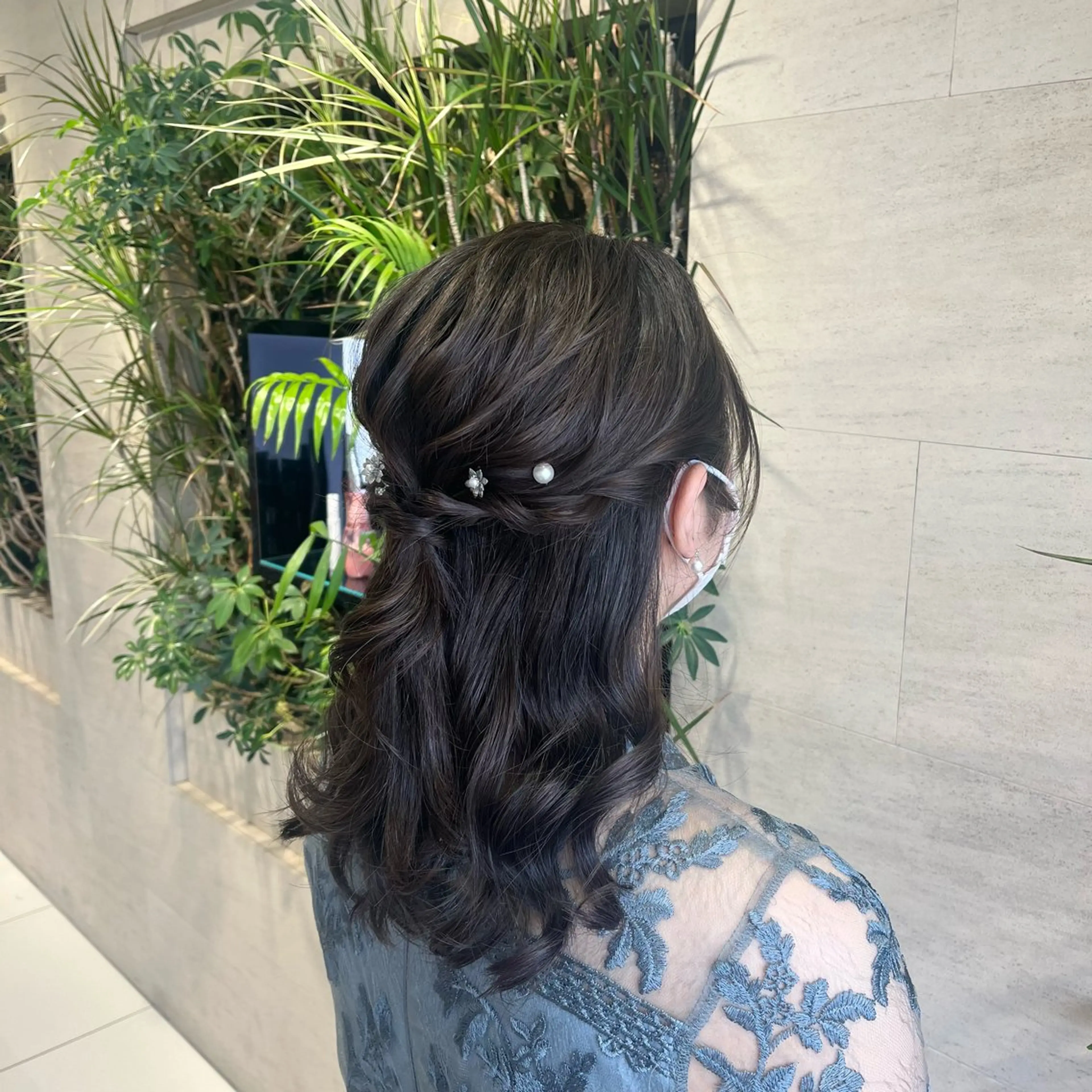 ミディアム ヘアアレンジ ヘアセット ヘアアレンジ /ネイル/美波のヘアスタイル