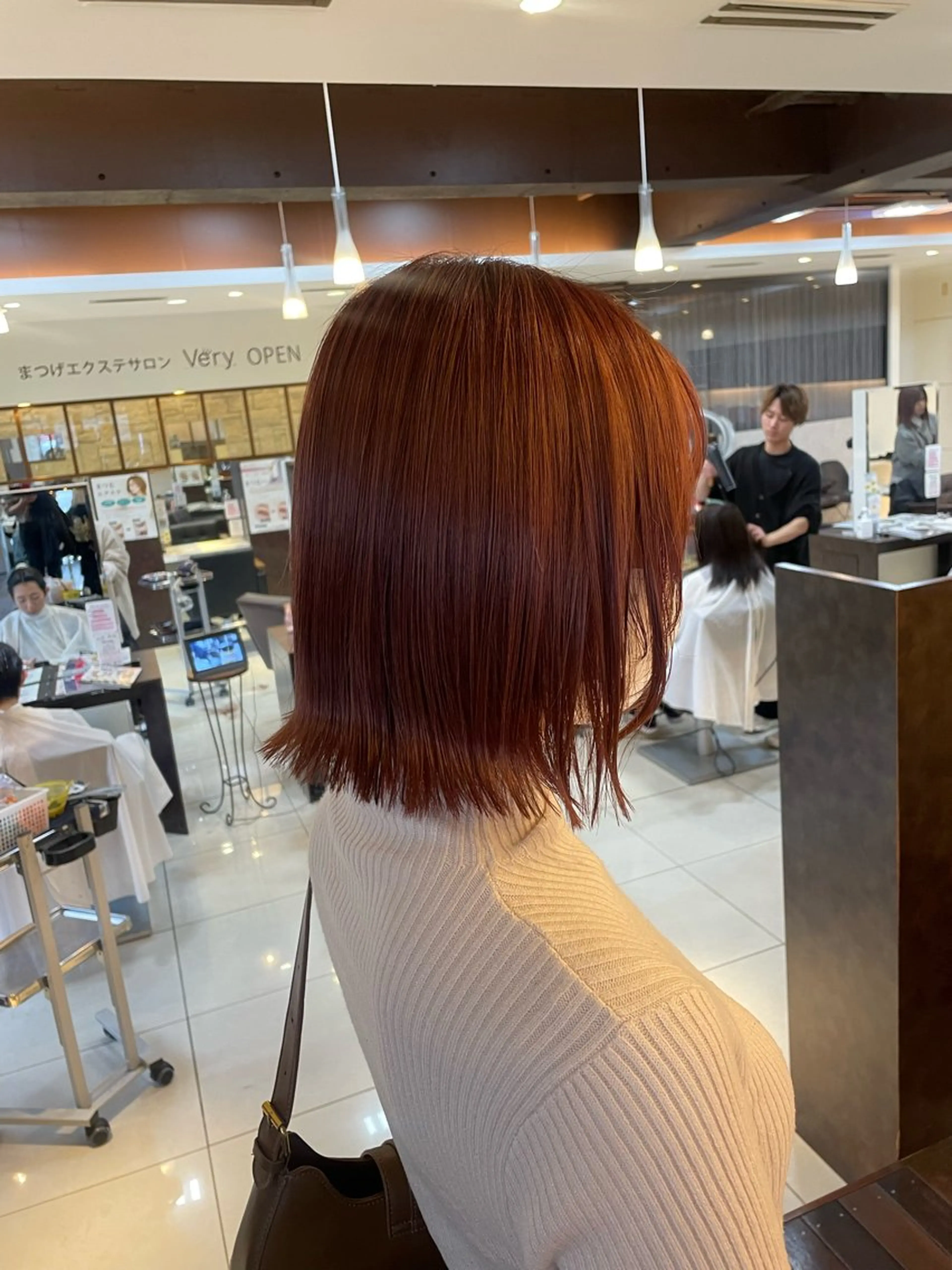 ミディアム カラー 🤎韓国ヘア ベージュ まゆか🤎のヘアスタイル