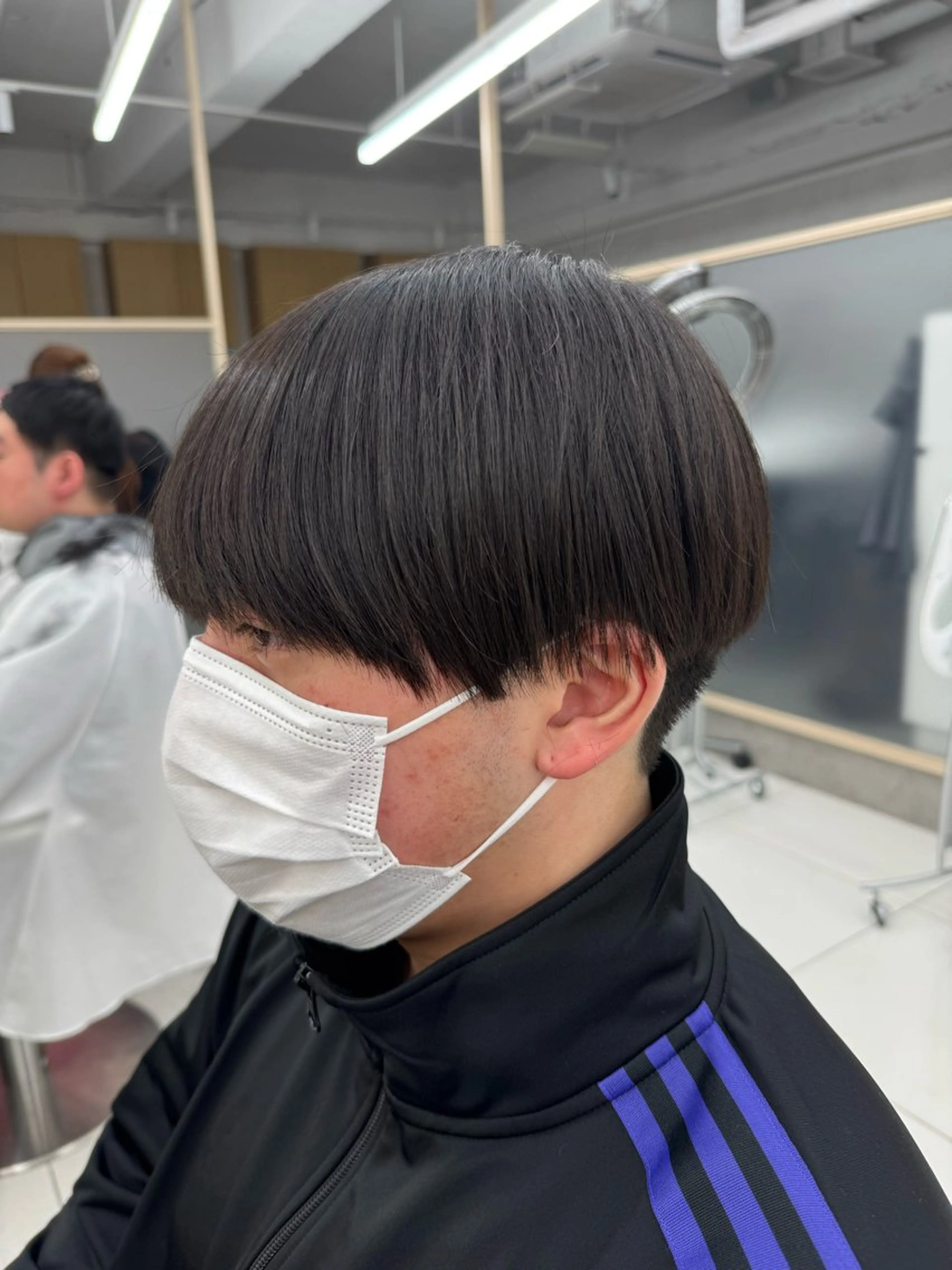 メンズ 顔まわりカット/ カラー/西野和裕のヘアスタイル