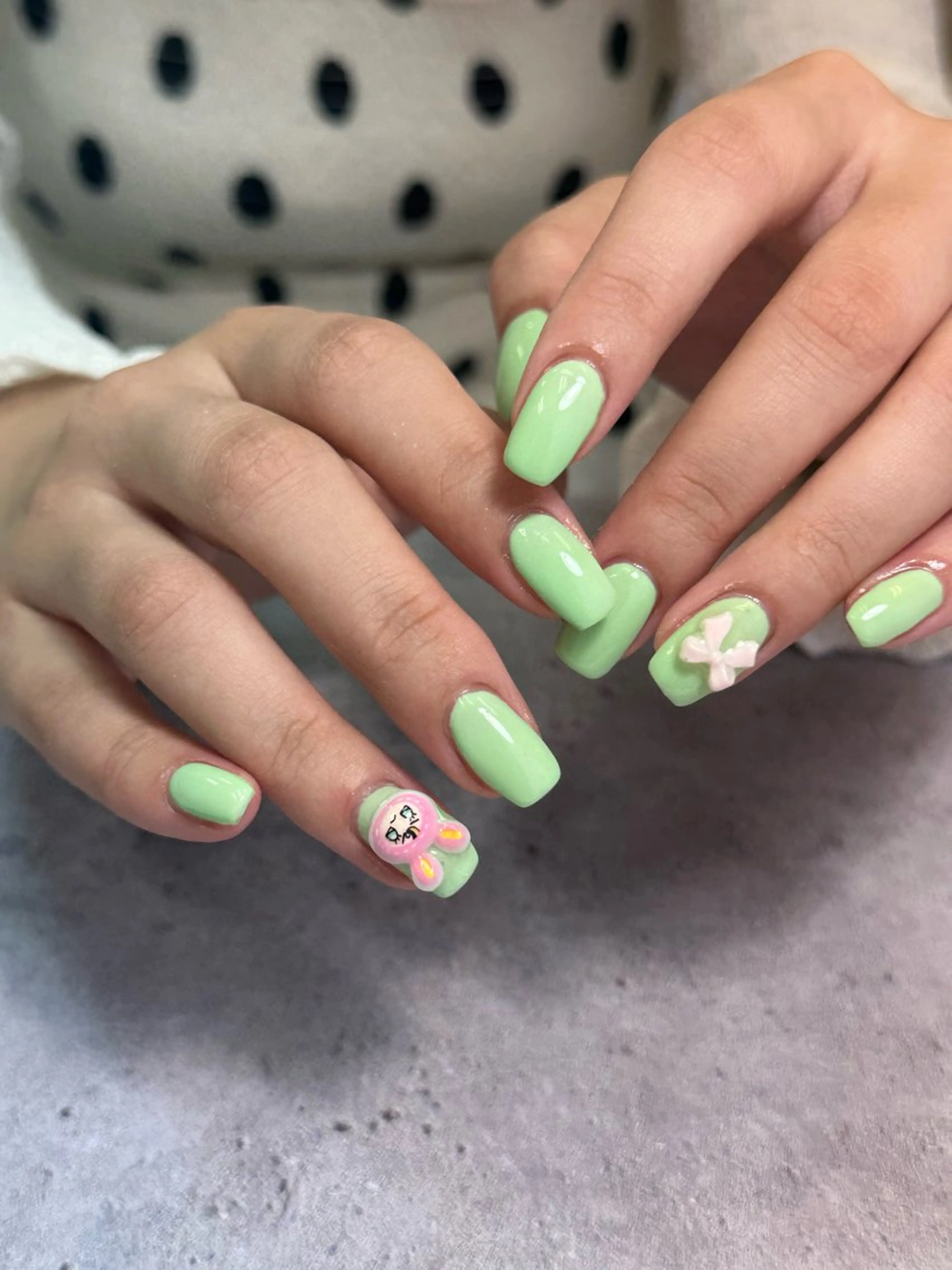 ネイル ワンカラーネイル ハンドネイル EmaNail新大阪所属・nailist 🍊Linaのネイルデザイン