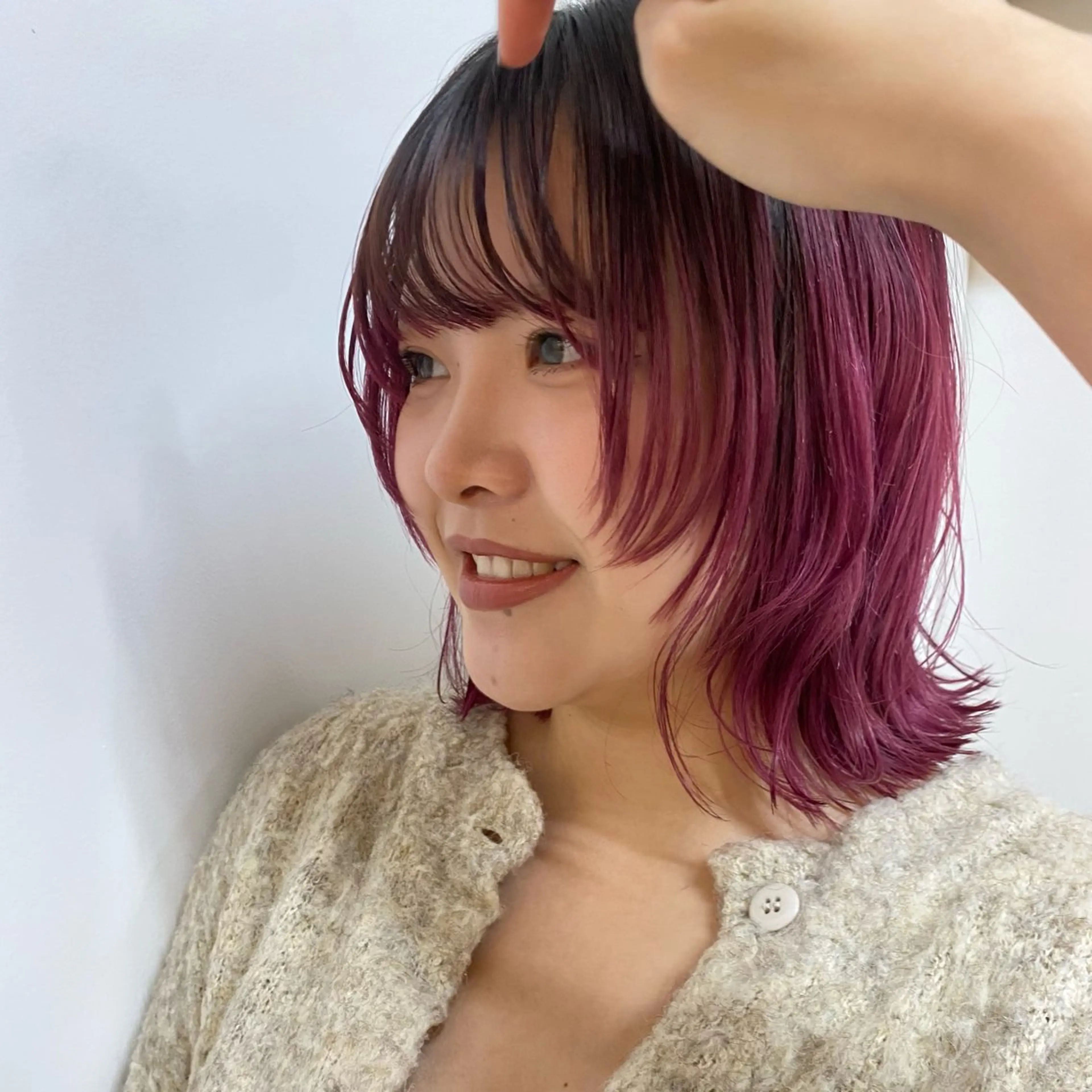 ミディアム nyu +ＺSALON【ニュープラスゼットサロン】所属・木村 夢のヘアスタイル