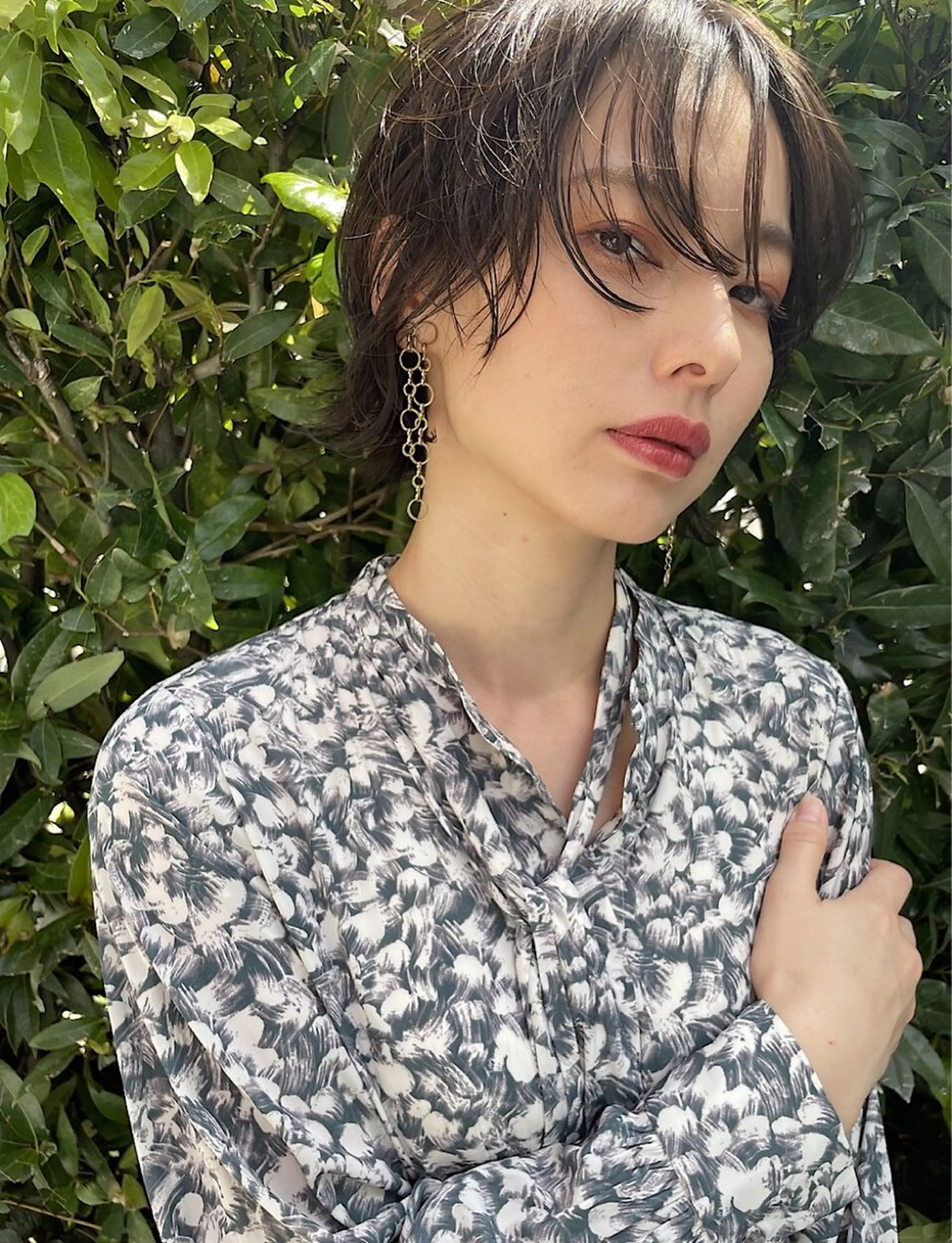 ショート hoNua. 栄/透明感カラーのヘアスタイル