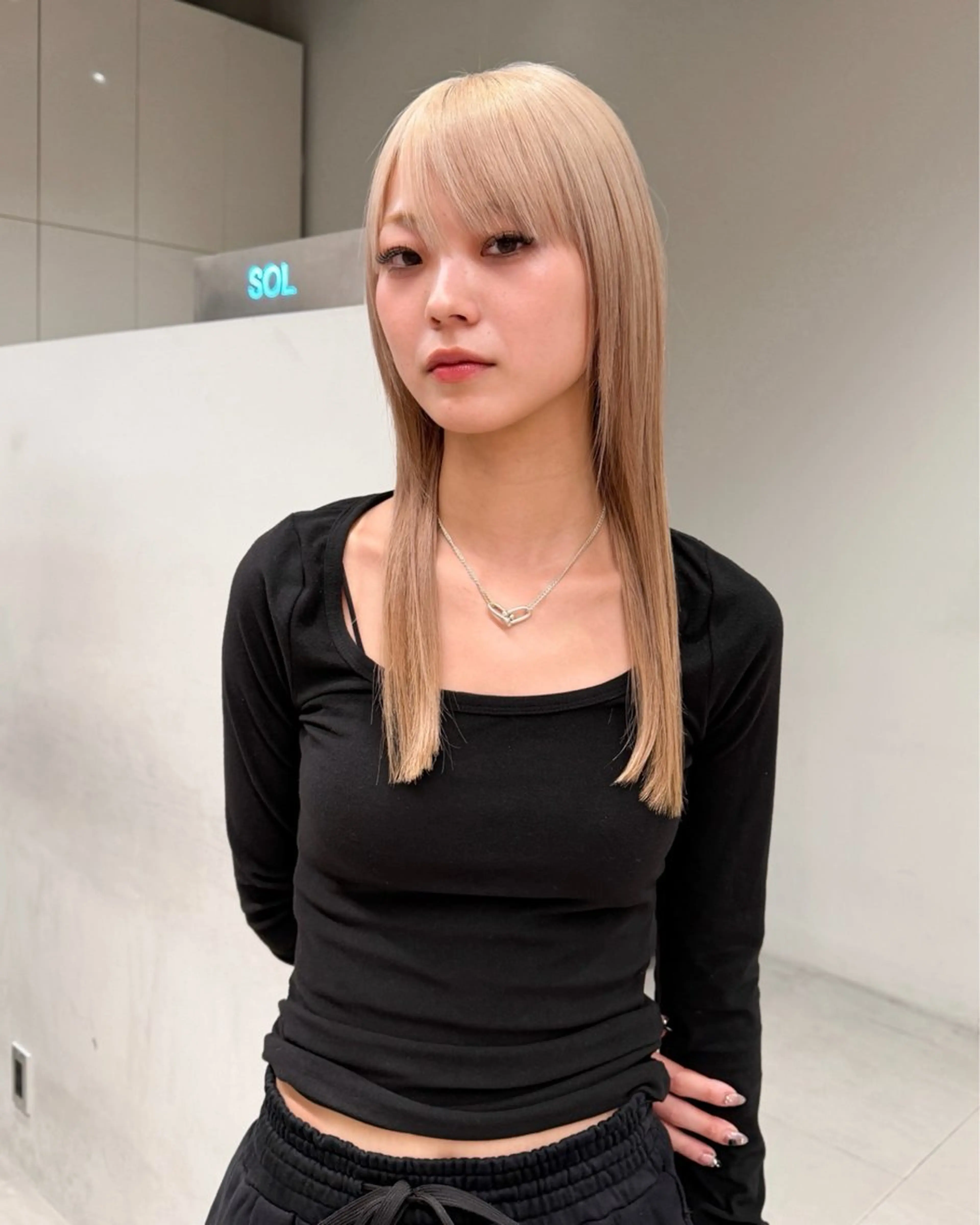 セミロング SOL/NAGOYA ANNAのヘアスタイル