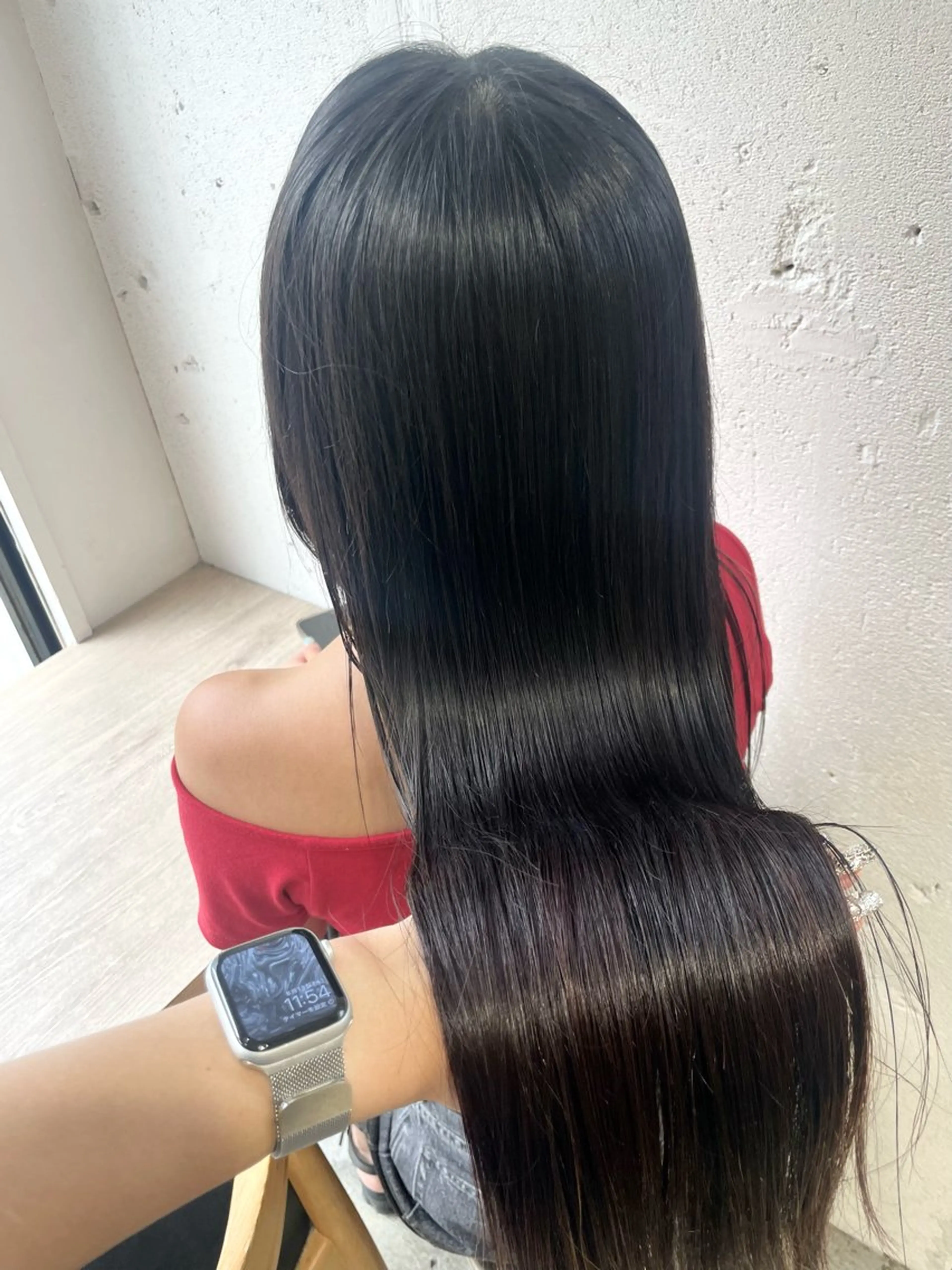 ロング トリートメント 田中 志織のヘアスタイル