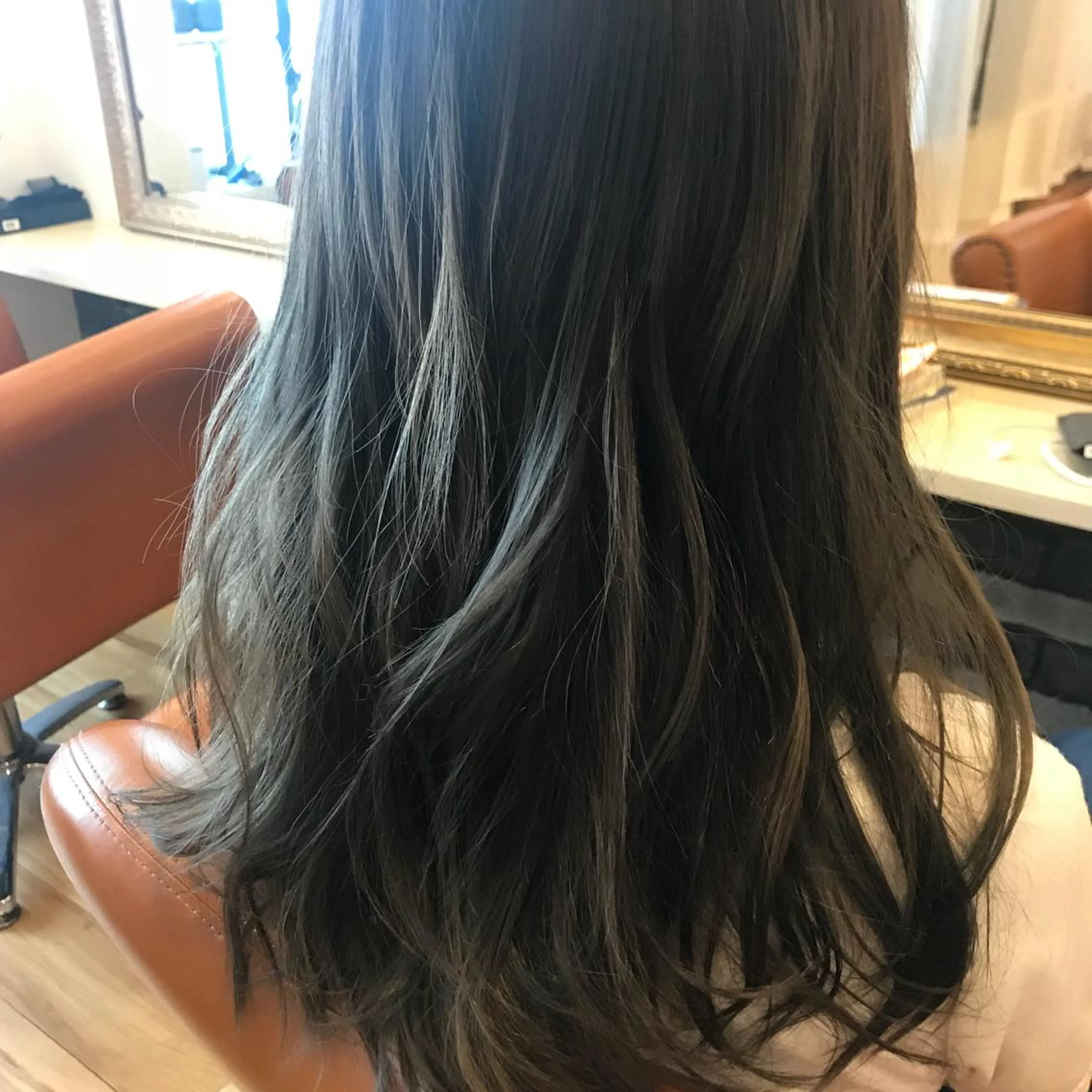 ロング カラー メンズ限定クーポン シェアサロン博多のヘアスタイル
