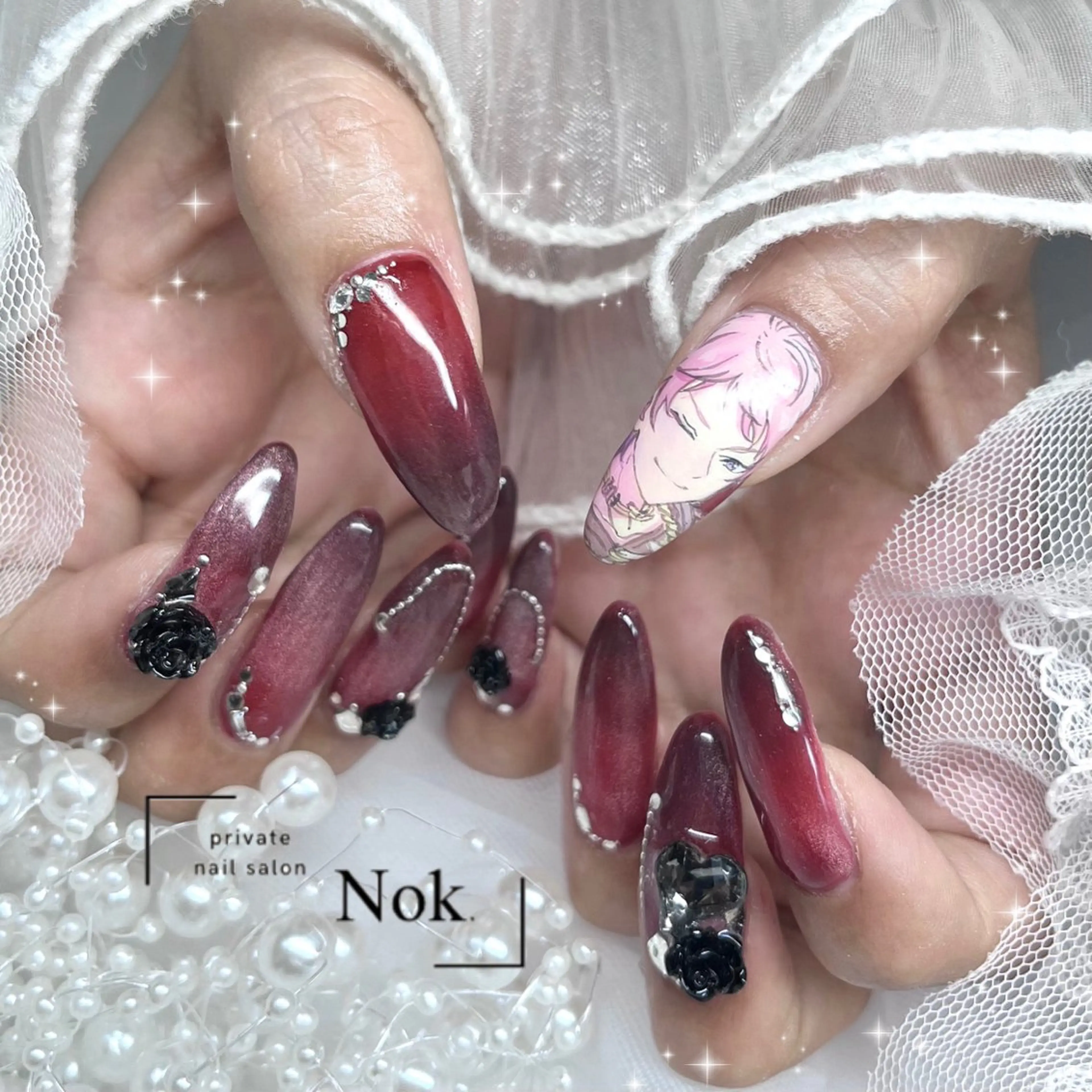 ネイル ハンドネイル 池袋痛ネイル Nok. 渡辺のネイルデザイン